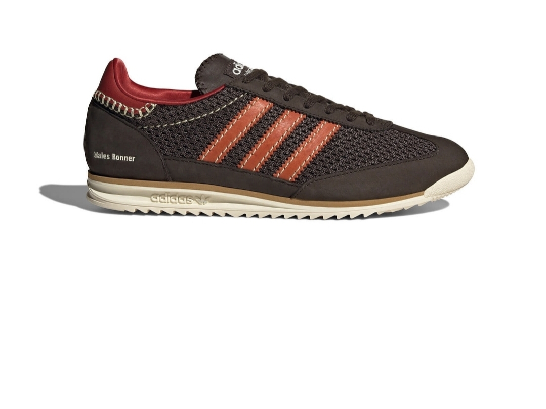 Adidas x Wales Bonner SL 72 Knit Brown 착용 스타일 - 1