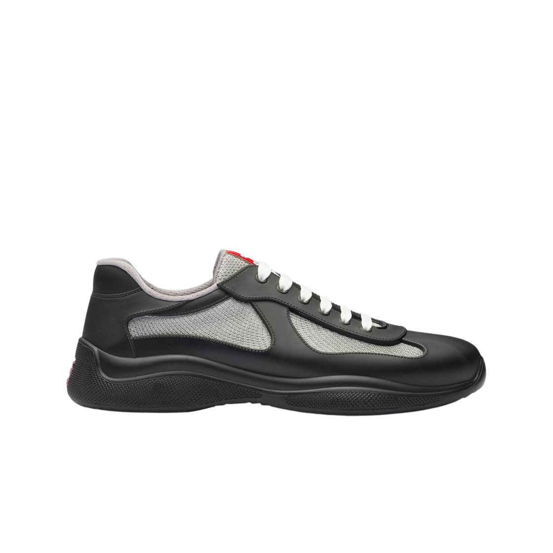 프라다 아메리카 컵 소프트 러버 바이크 패브릭 스니커즈 블랙(Prada America's Cup Soft Rubber Bike Fabric Sneakers Black)