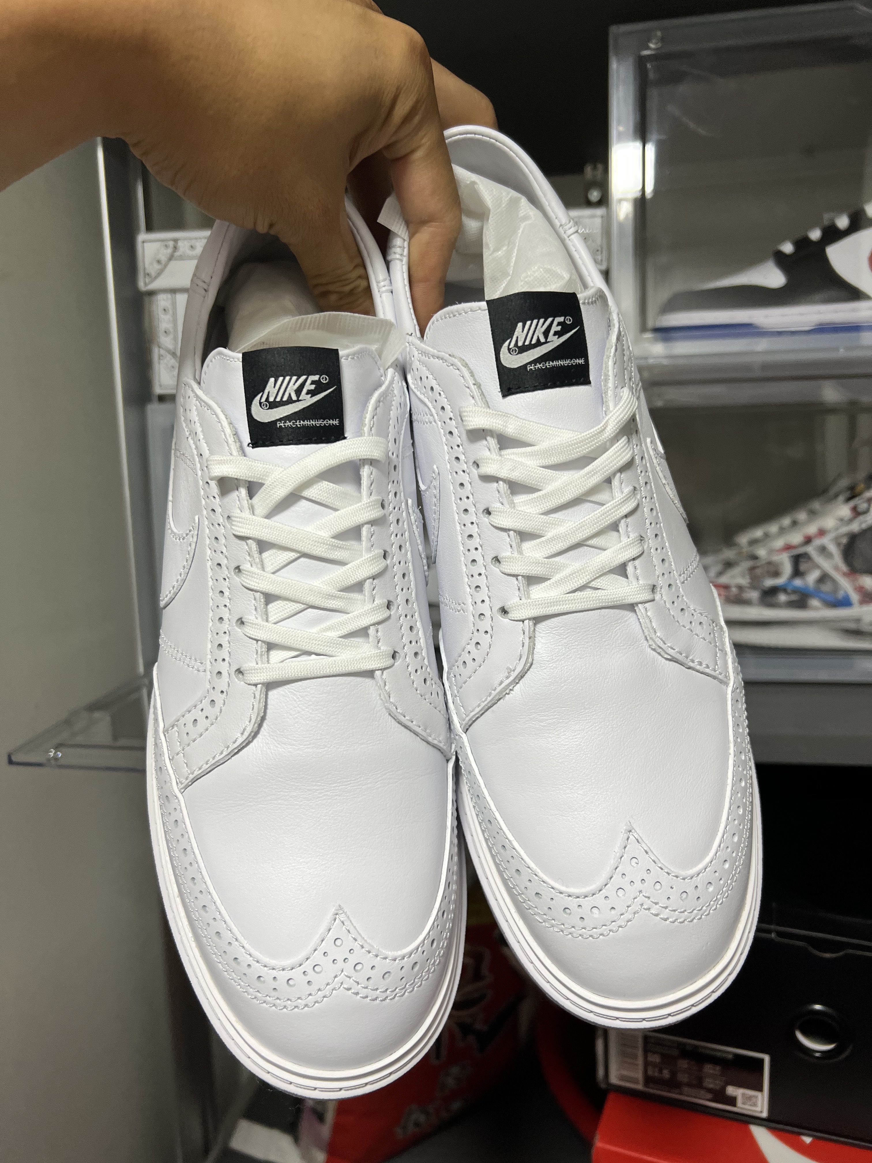 Nike x Peaceminusone Kwondo1 White 착용 스타일 - 1