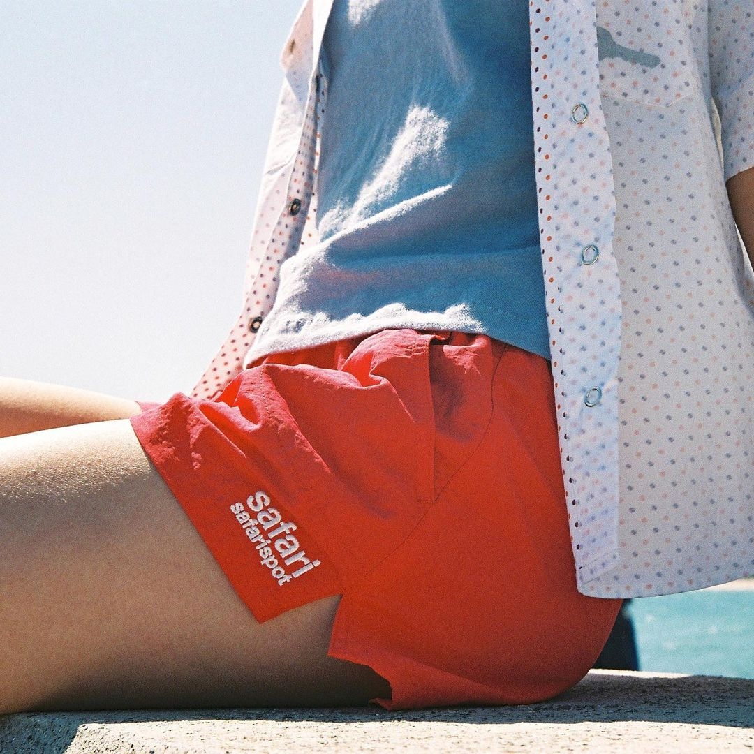 Safarispot Women 1/2 Basic Safari Swim Pants Black, Safarispot Women 1/2 Basic Safari Swim Pants Mint 착용 스타일 - 2