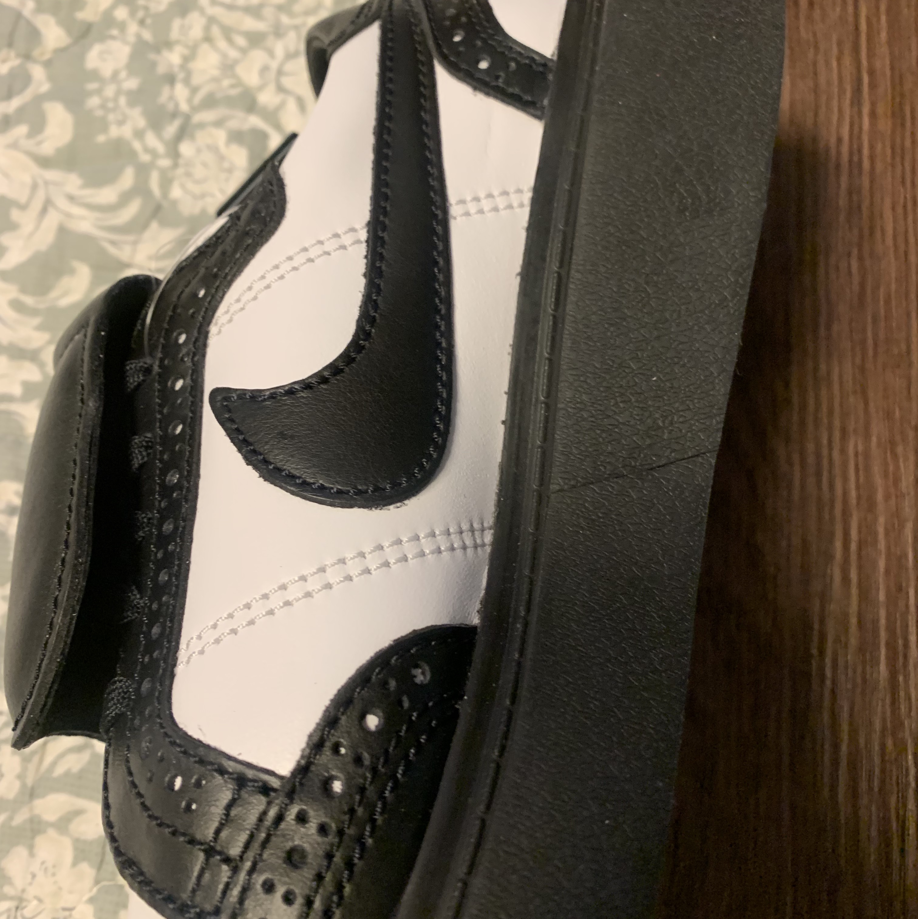 Nike x Peaceminusone Kwondo1 Black and White 착용 스타일 - 2