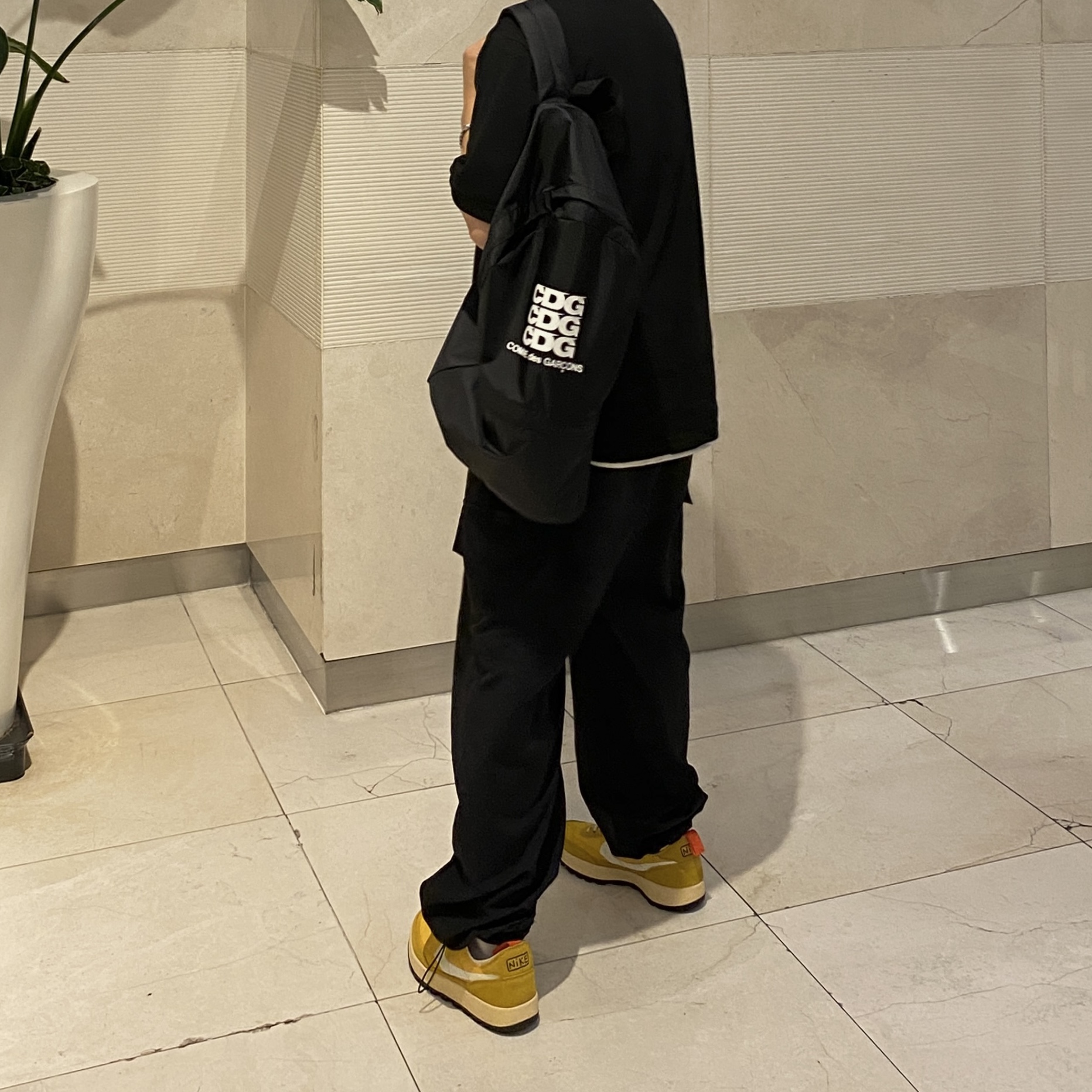 CDG Backpack Black, Nike x Tom Sachs General Purpose Shoe Archive 착용 스타일 - 2