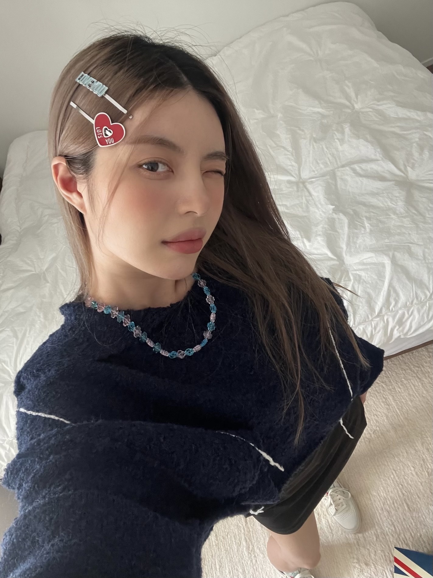 리복 클럽씨 85 빈티지 초크 그린 착용 스타일 - 4