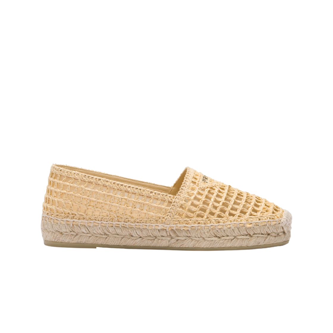 (W) 프라다 크로쉐 에스파드리유 내츄럴((W) Prada Crochet Espadrilles Natural) - 1