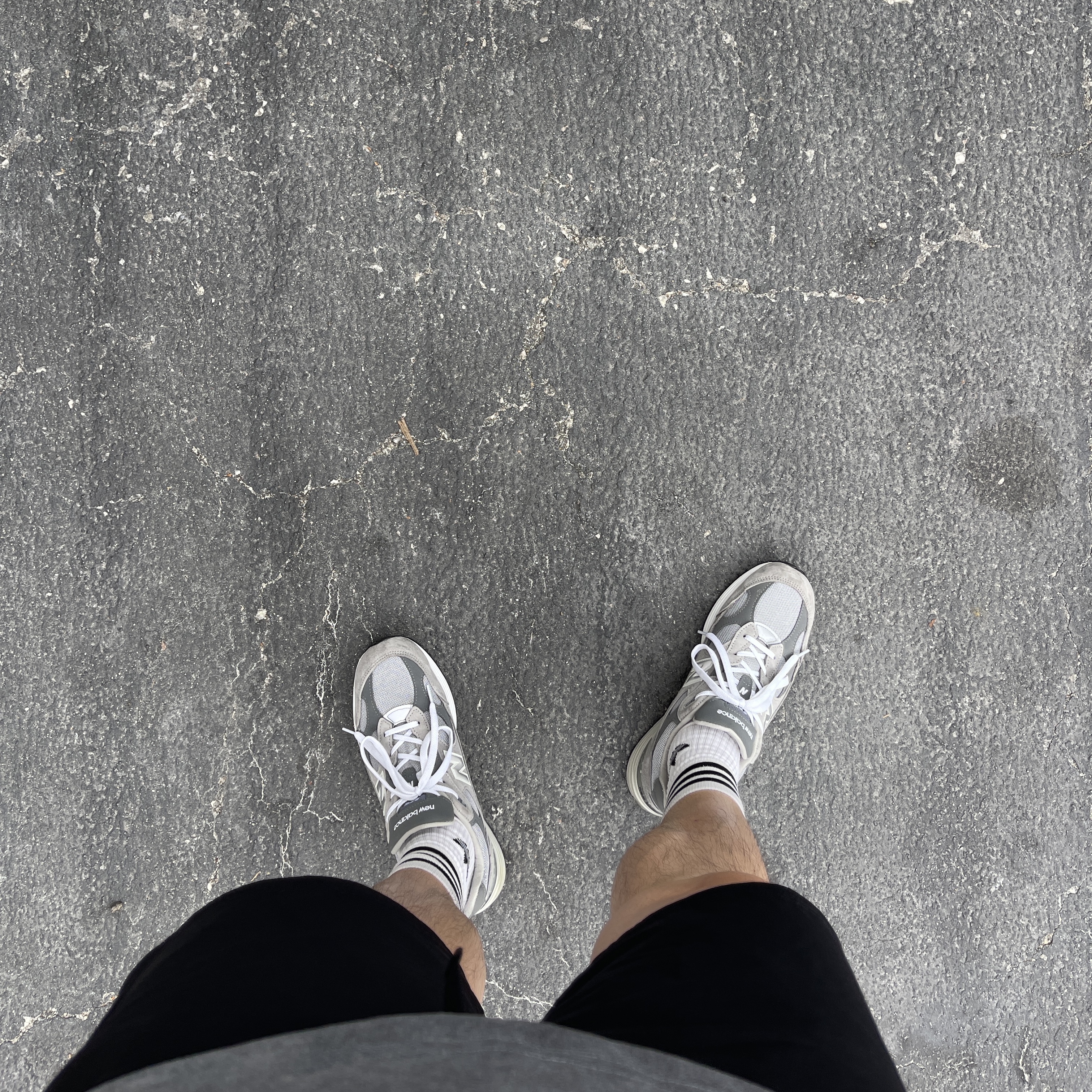 New Balance 992 Made in USA Grey - D Standard 착용 스타일