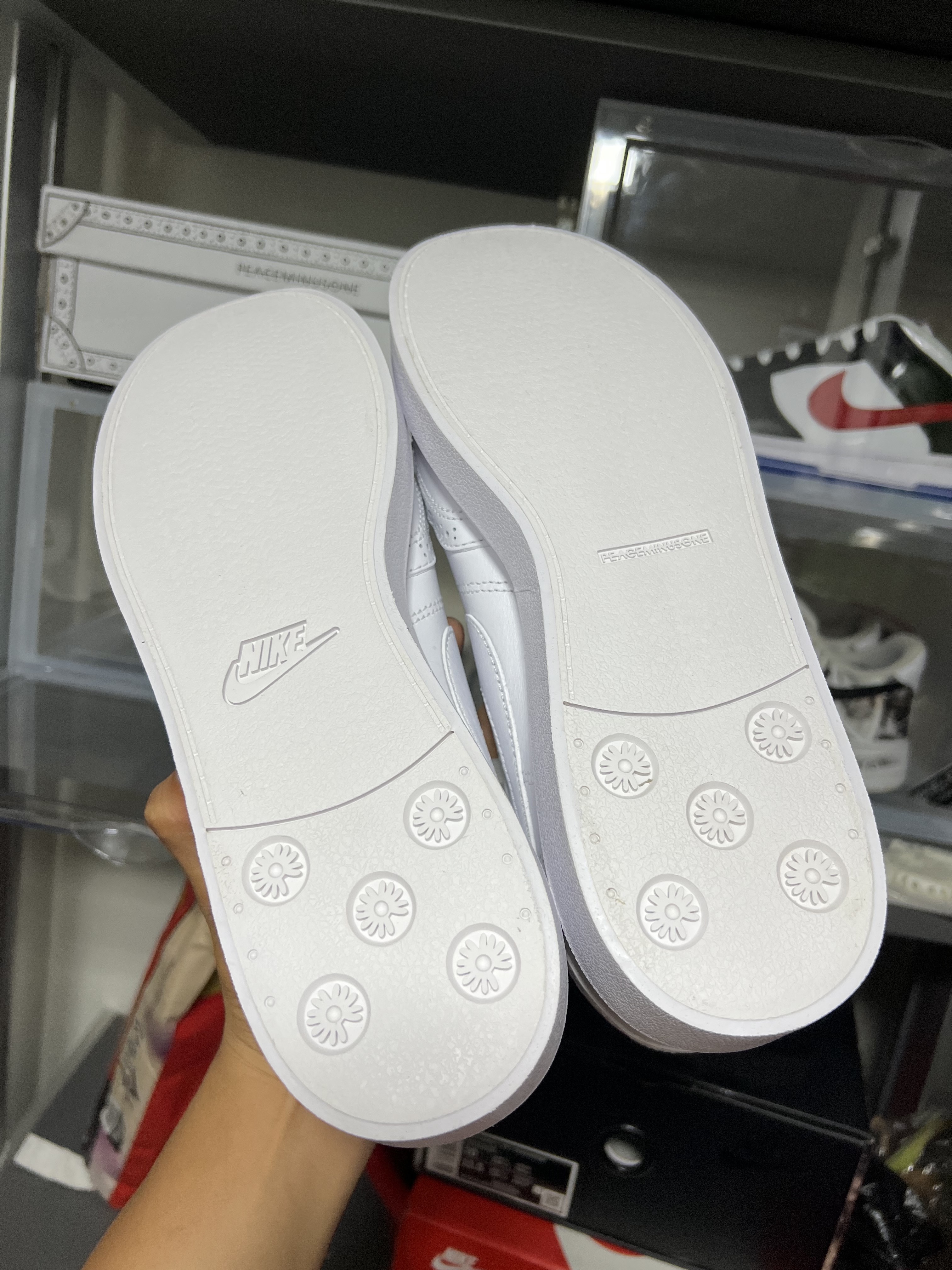 Nike x Peaceminusone Kwondo1 White 착용 스타일 - 2