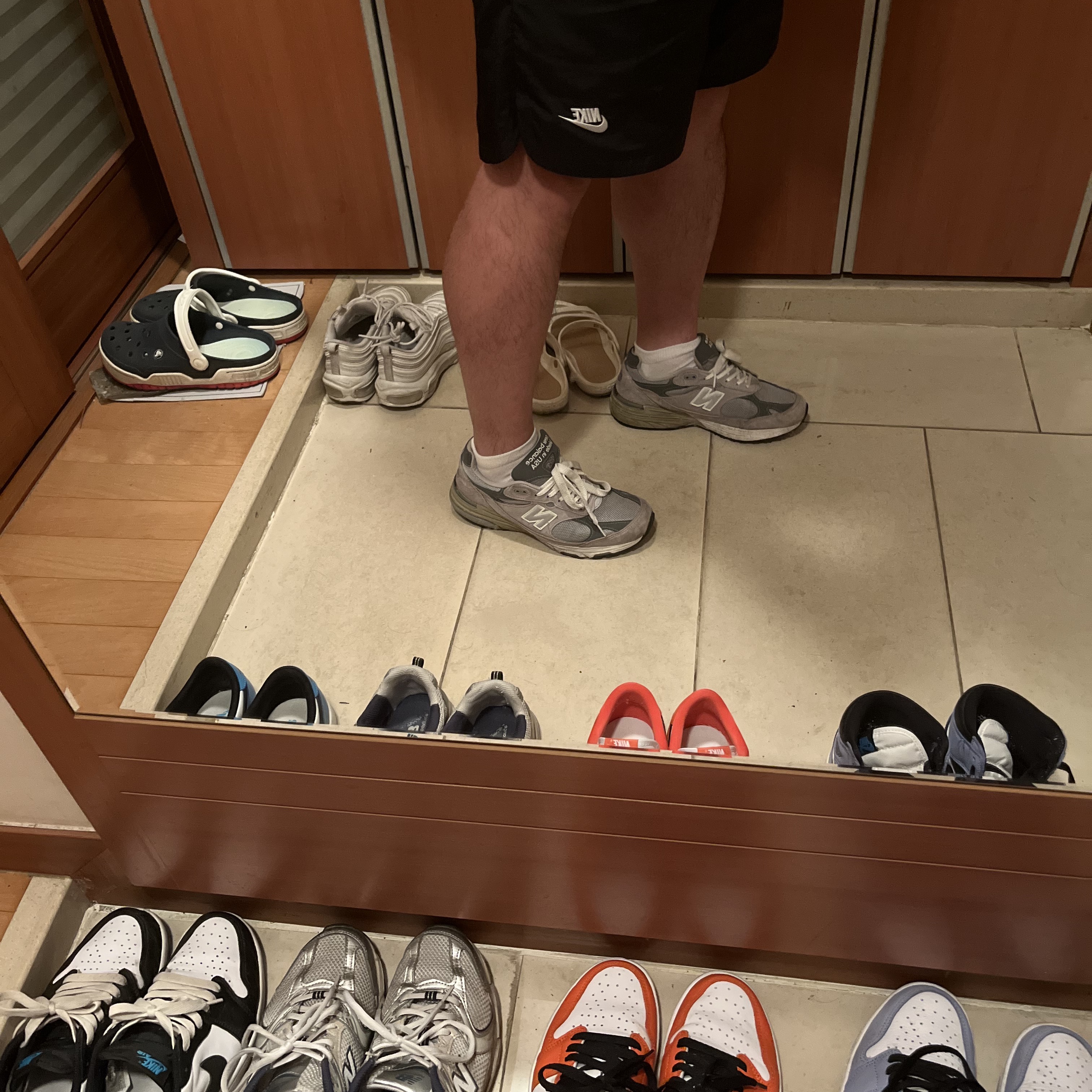 New Balance 993 Made in USA Grey - D Standard 착용 스타일