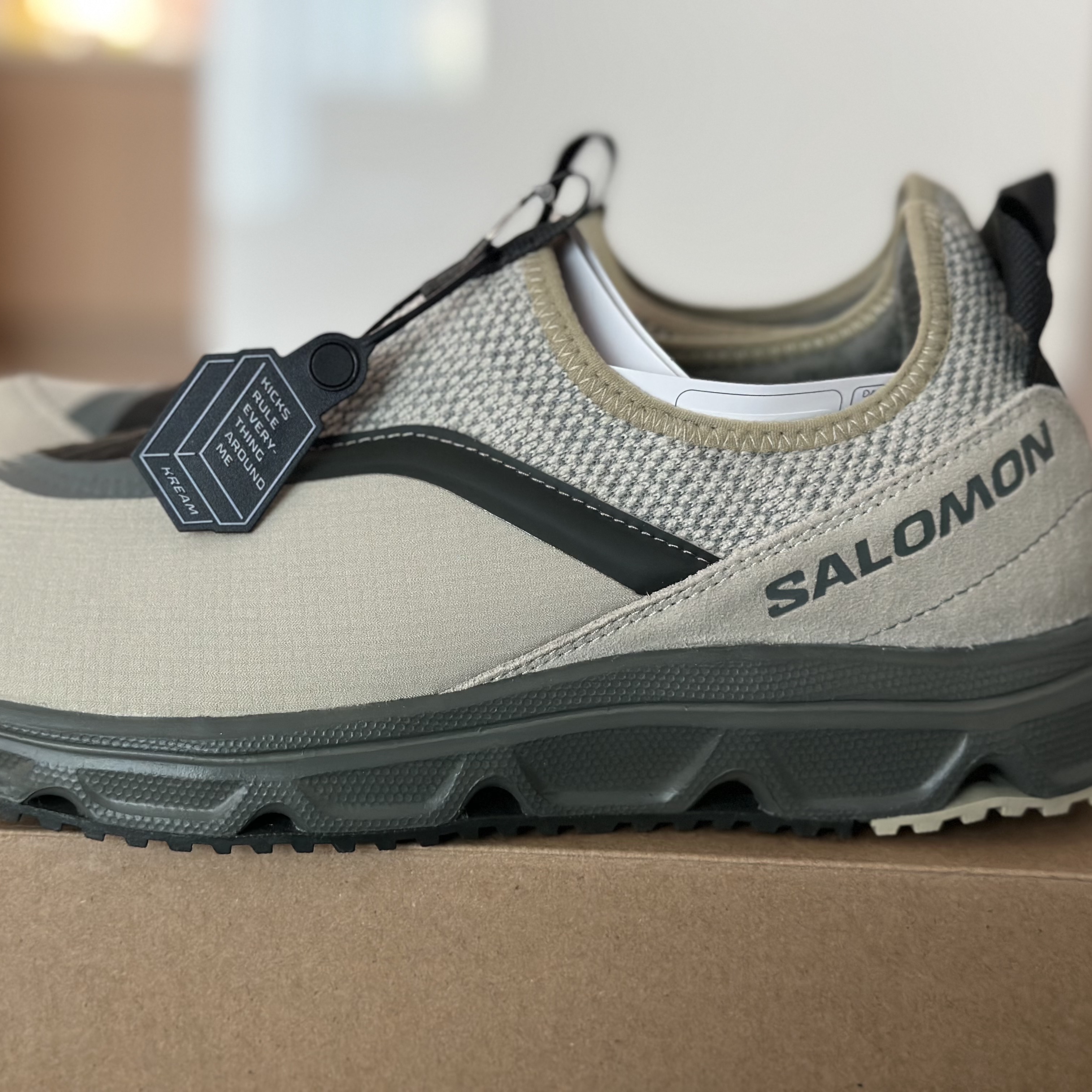 Salomon RX Snug Moss Gray 착용 스타일 - 4