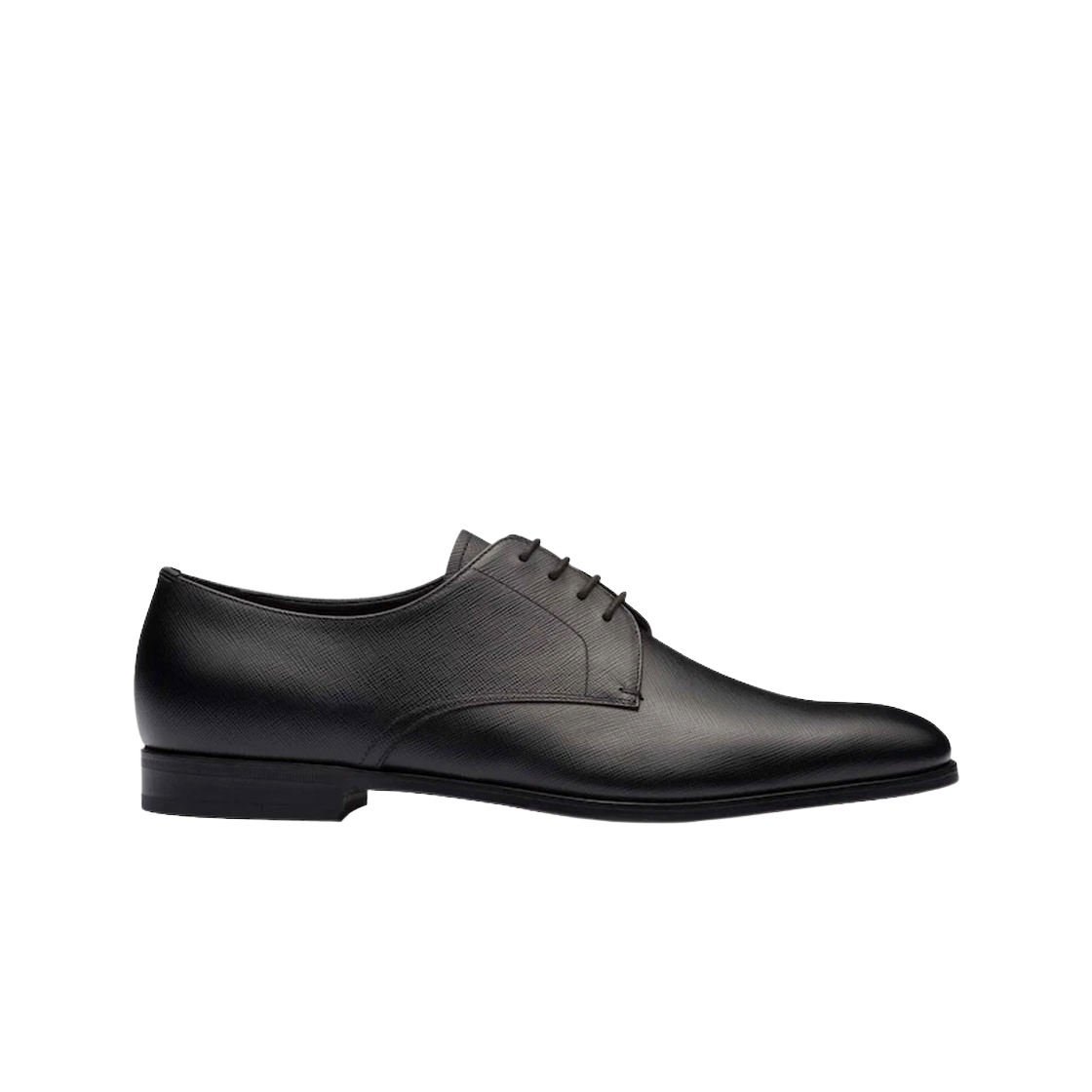 프라다 사피아노 레더 더비 슈즈 블랙(Prada Saffiano Leather Derby Shoes Black) - 1