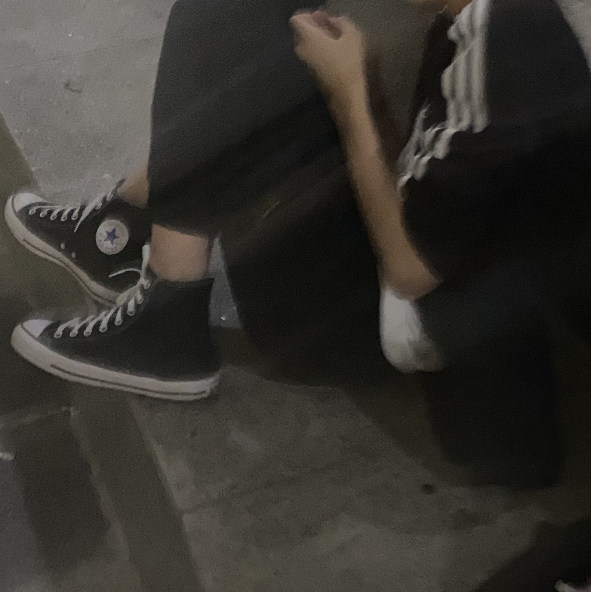 Converse Chuck Taylor All Star Hi Black 착용 스타일