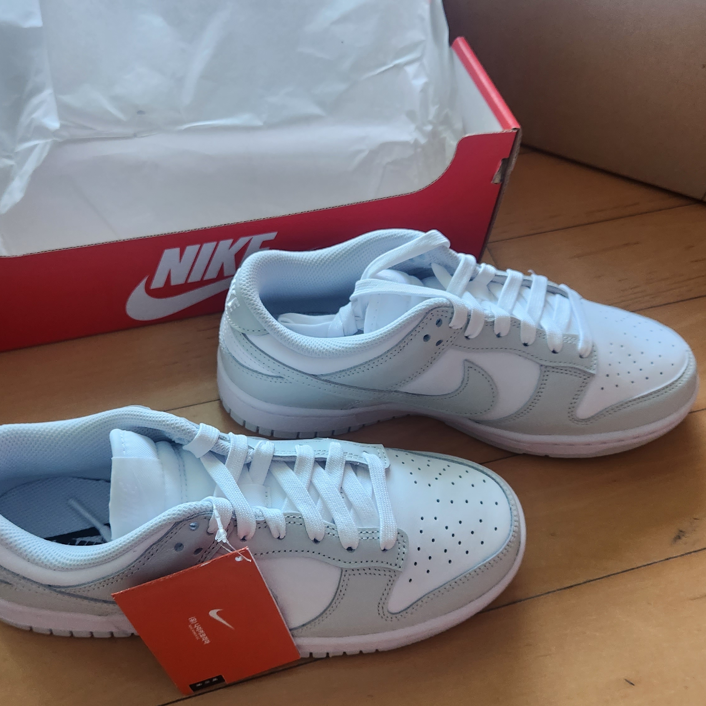 (W) Nike Dunk Low Photon Dust 착용 스타일 - 3