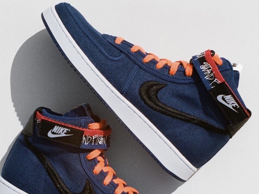 Nike x Stussy Vandal High Deep Royal Blue 착용 스타일 - 2
