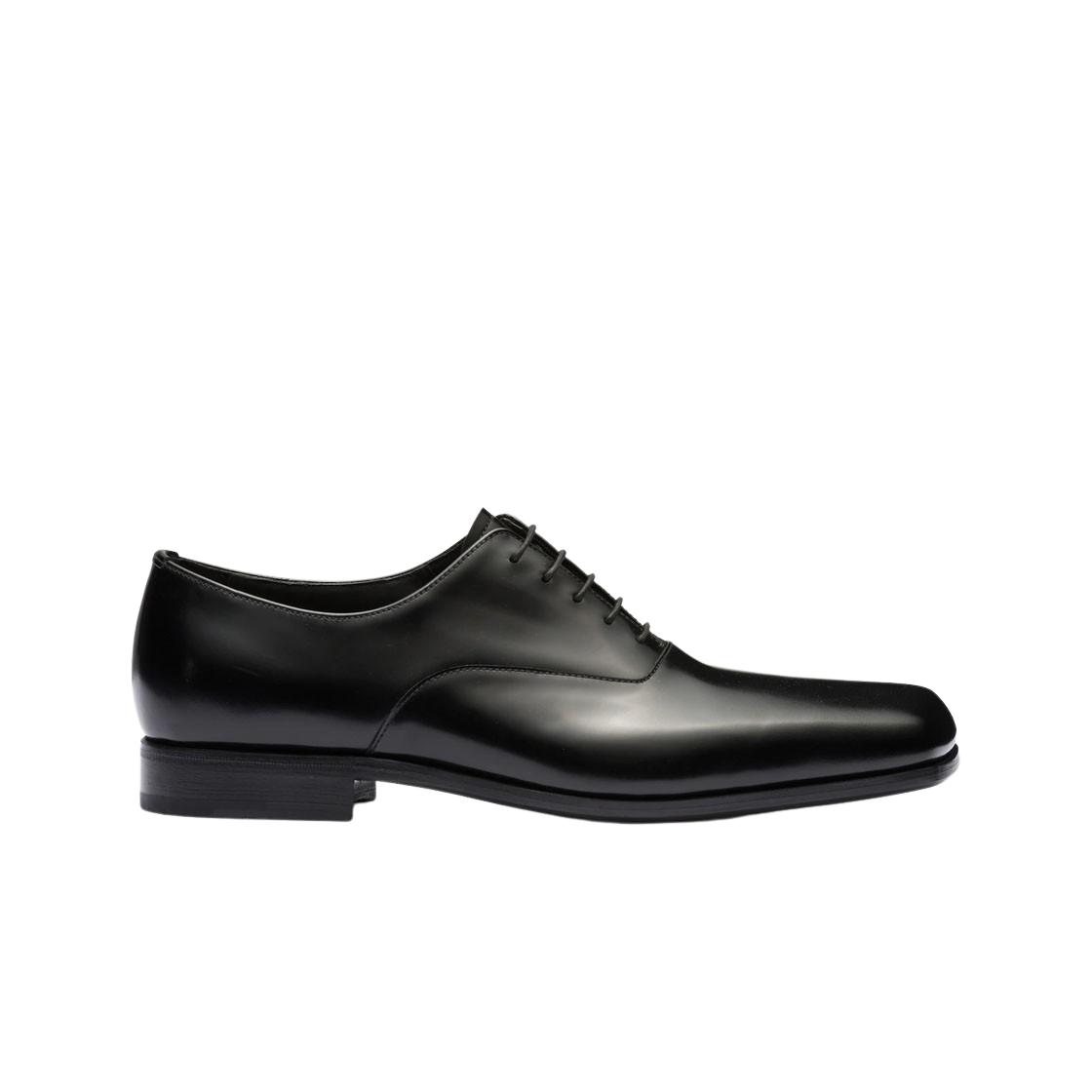 프라다 브러쉬드 레더 옥스포드 슈즈 블랙(Prada Brushed Leather Oxford Shoes Black) - 1