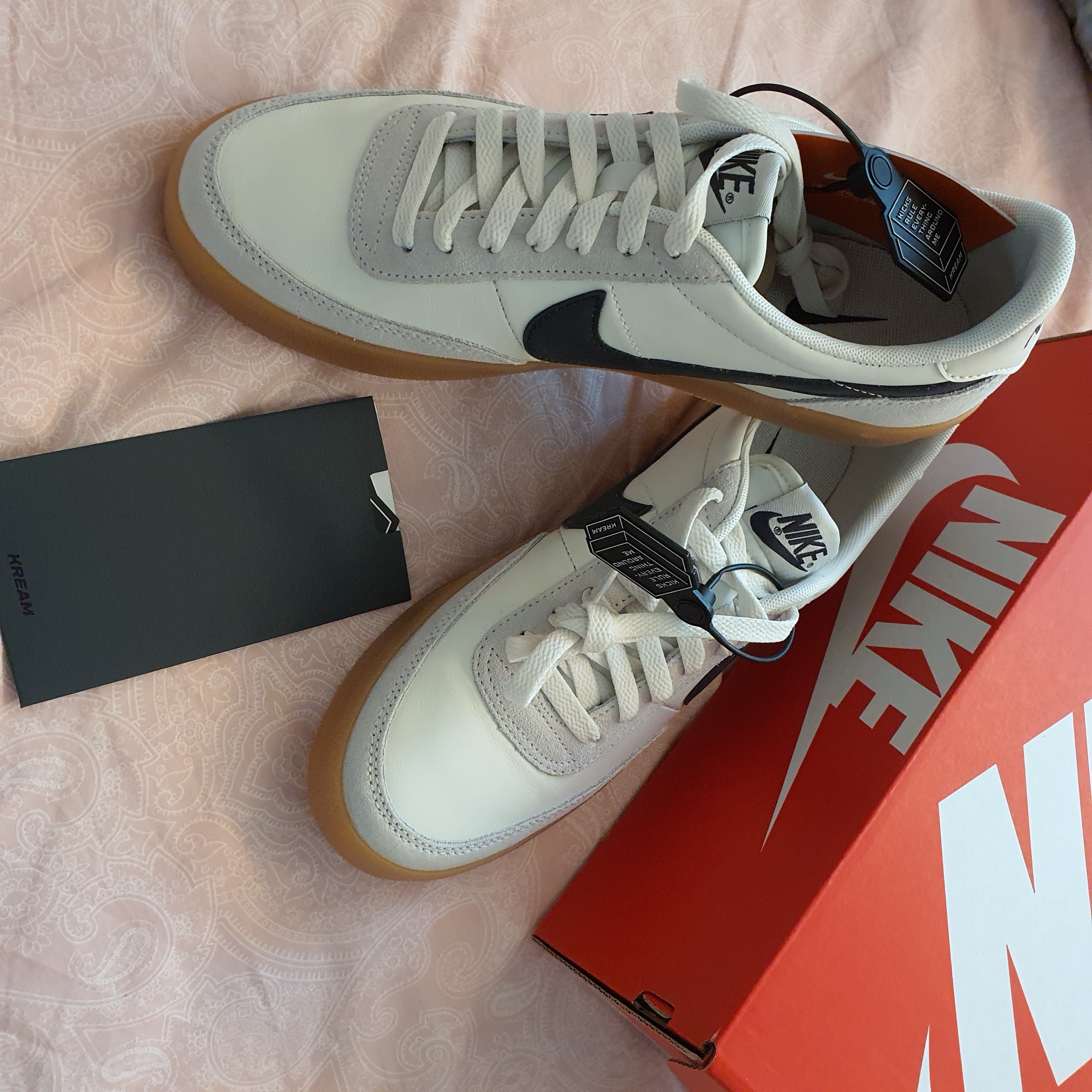 Nike Killshot 2 Leather Sail Oil Grey Gum 착용 스타일 - 1
