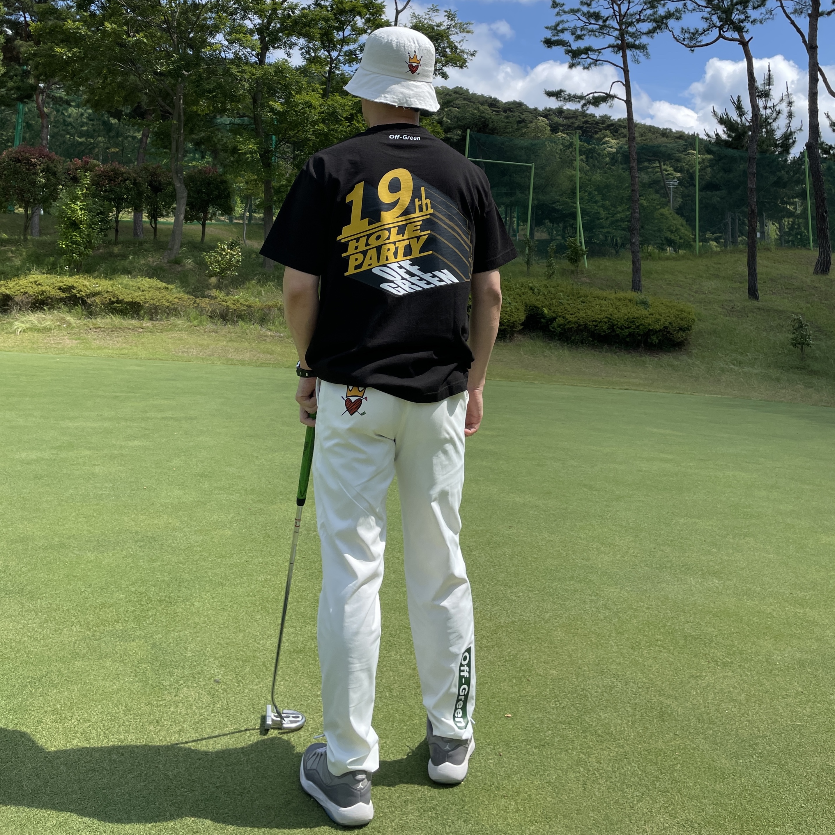 Jordan 11 Retro Low Golf Cool Grey 착용 스타일 - 1
