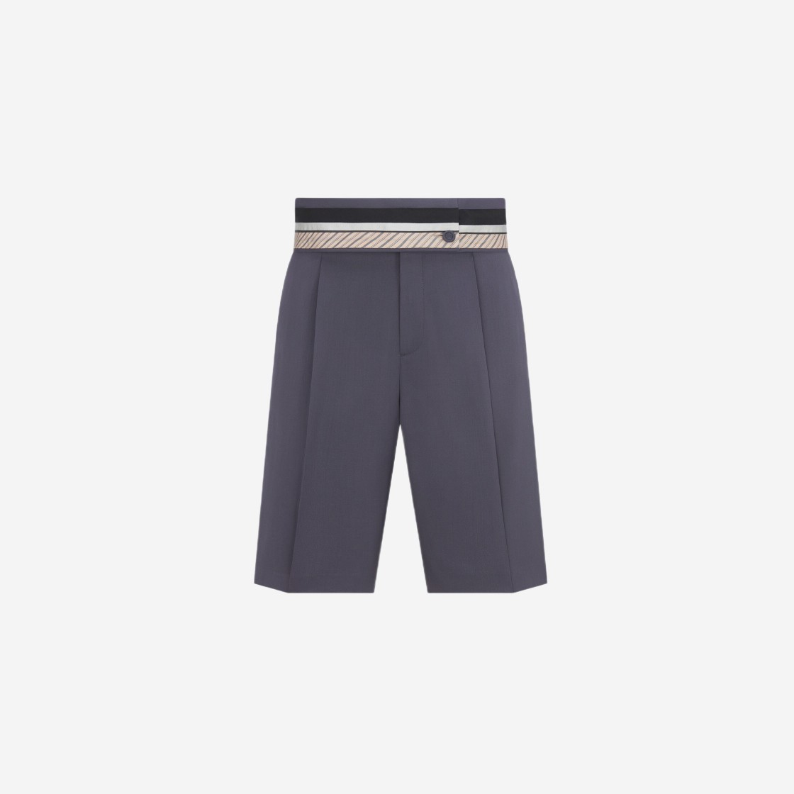 Dior Bermuda Shorts Wool Twill Gray 상세 이미지 1