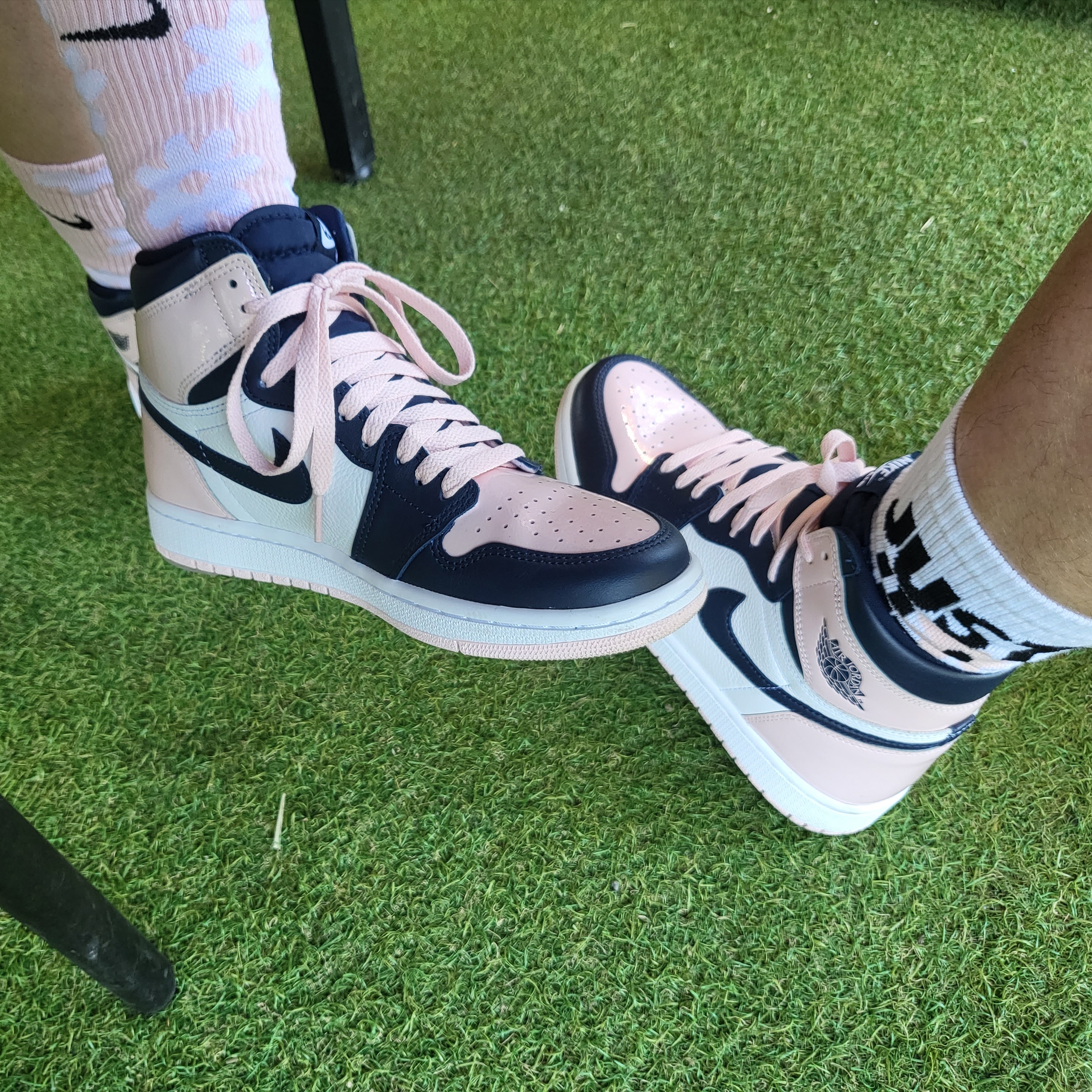 (W) Jordan 1 Retro High OG Atmosphere 착용 스타일