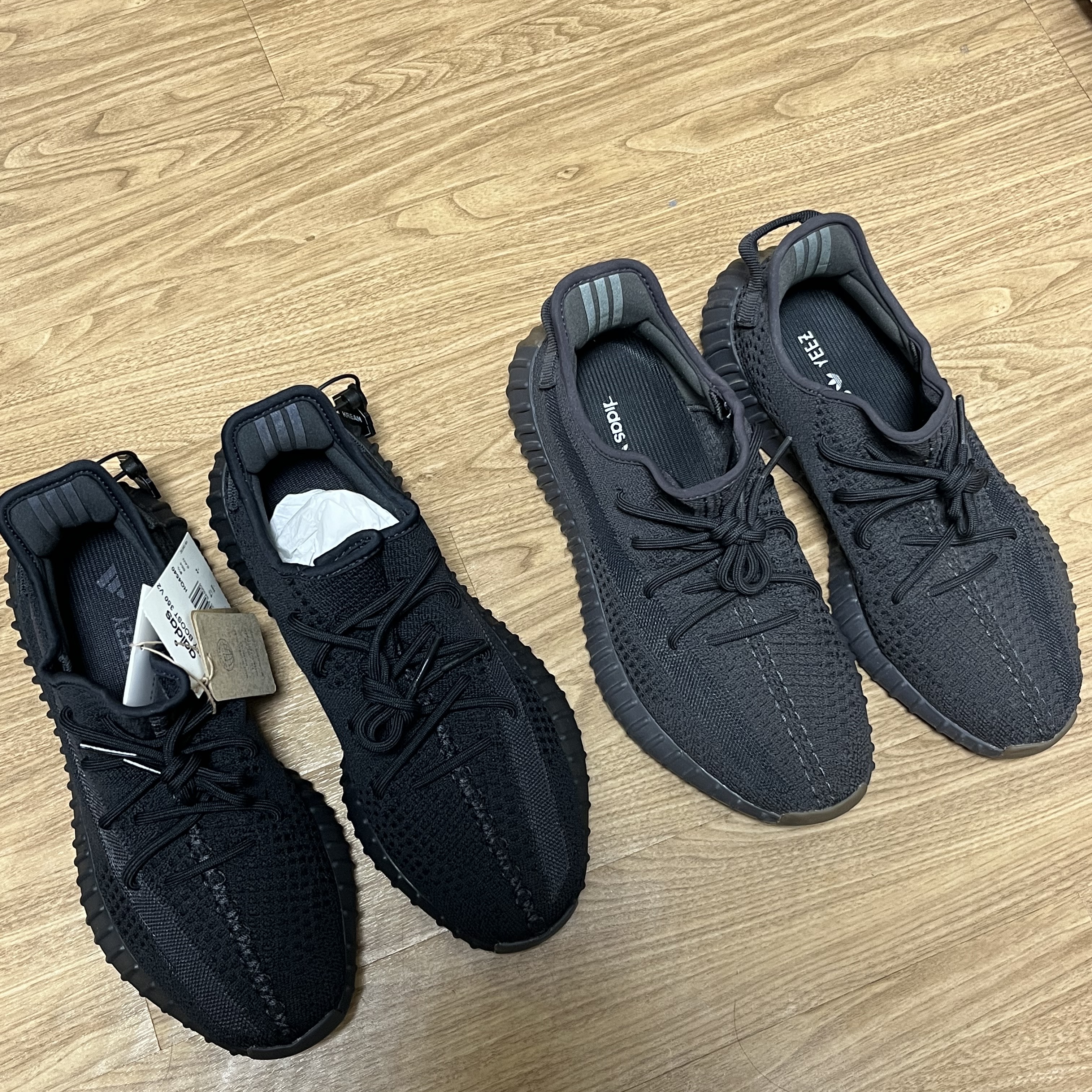 Adidas Yeezy Boost 350 V2 Onyx, Adidas Yeezy Boost 350 V2 Cinder 착용 스타일 - 2