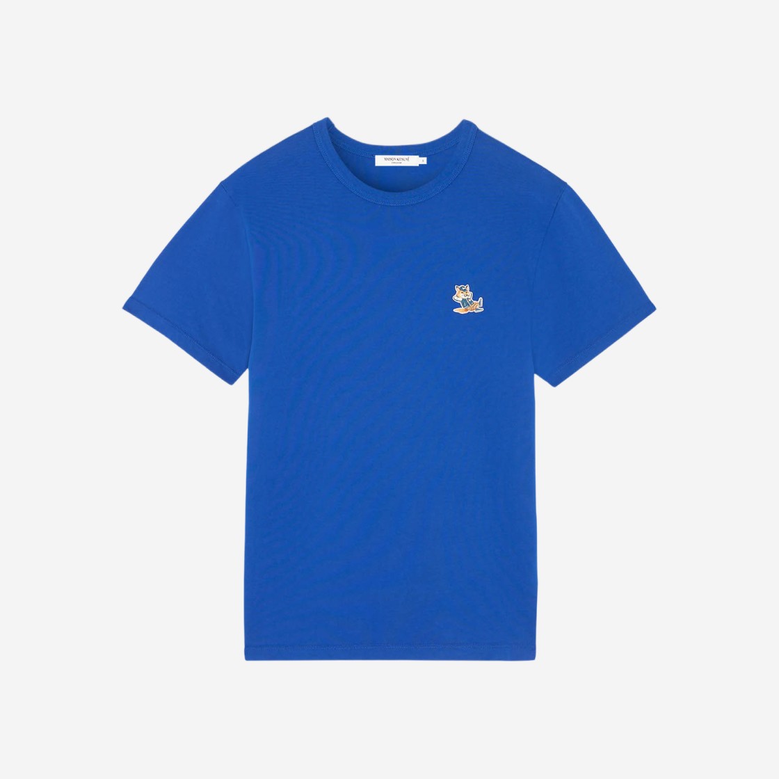 Maison Kitsune Dressed Fox Patch Classic T-Shirt Deep Blue 상세 이미지 1