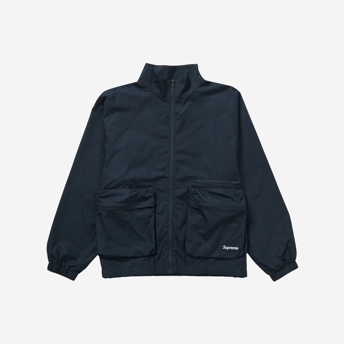 Supreme Raglan Utility Jacket Navy - 23SS 상세 이미지 1