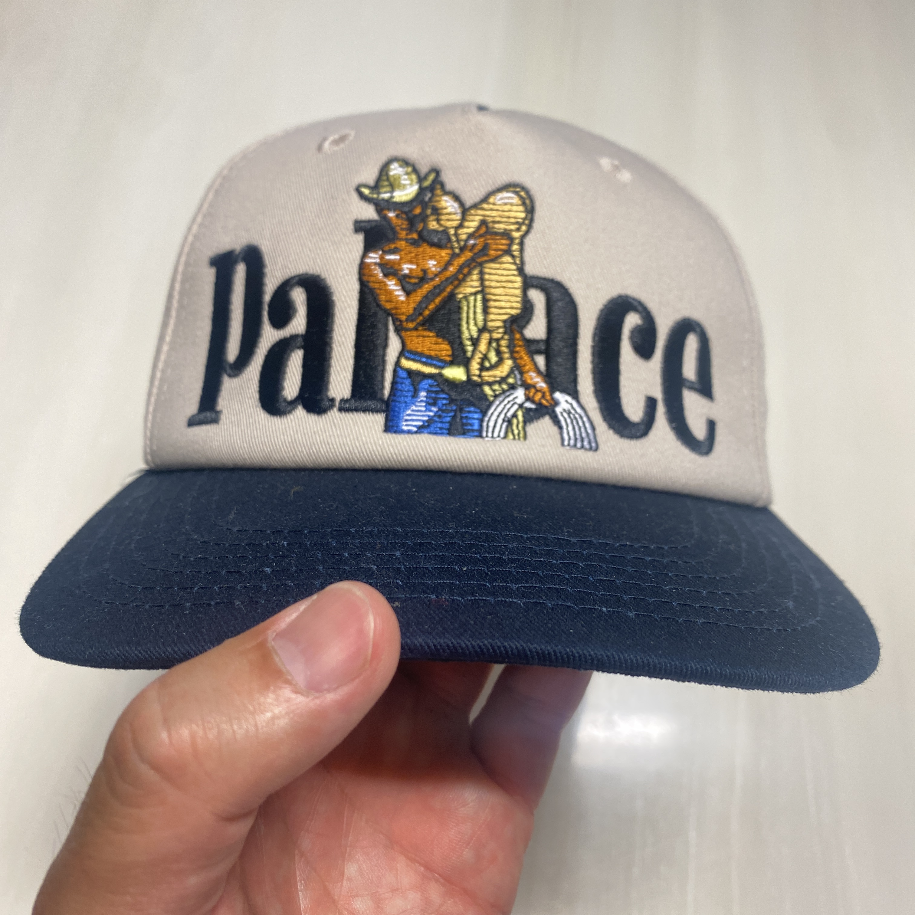 Palace Howdy Cap Tan - 22SS 착용 스타일