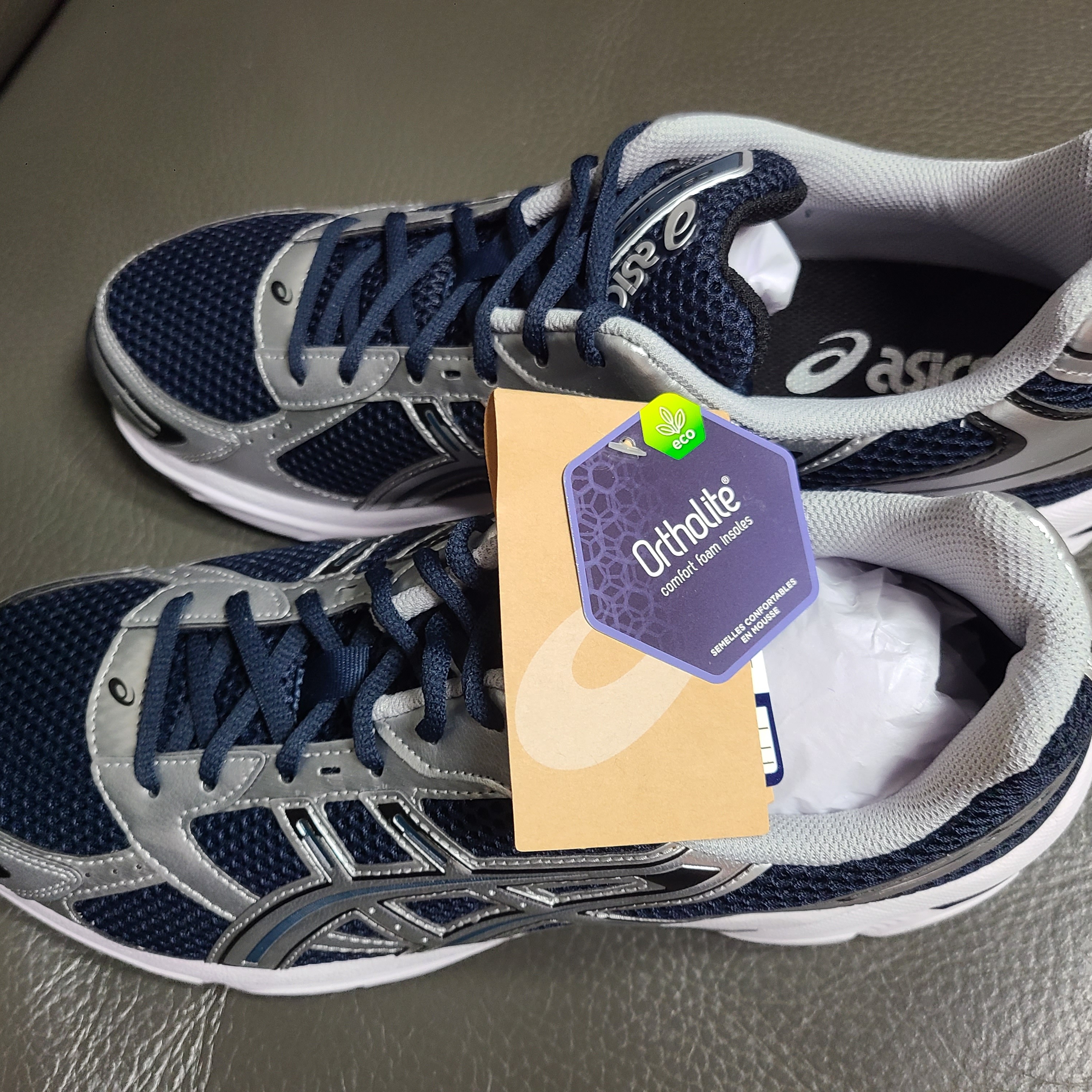 Asics Gel-1130 French Blue Pure Silver 착용 스타일