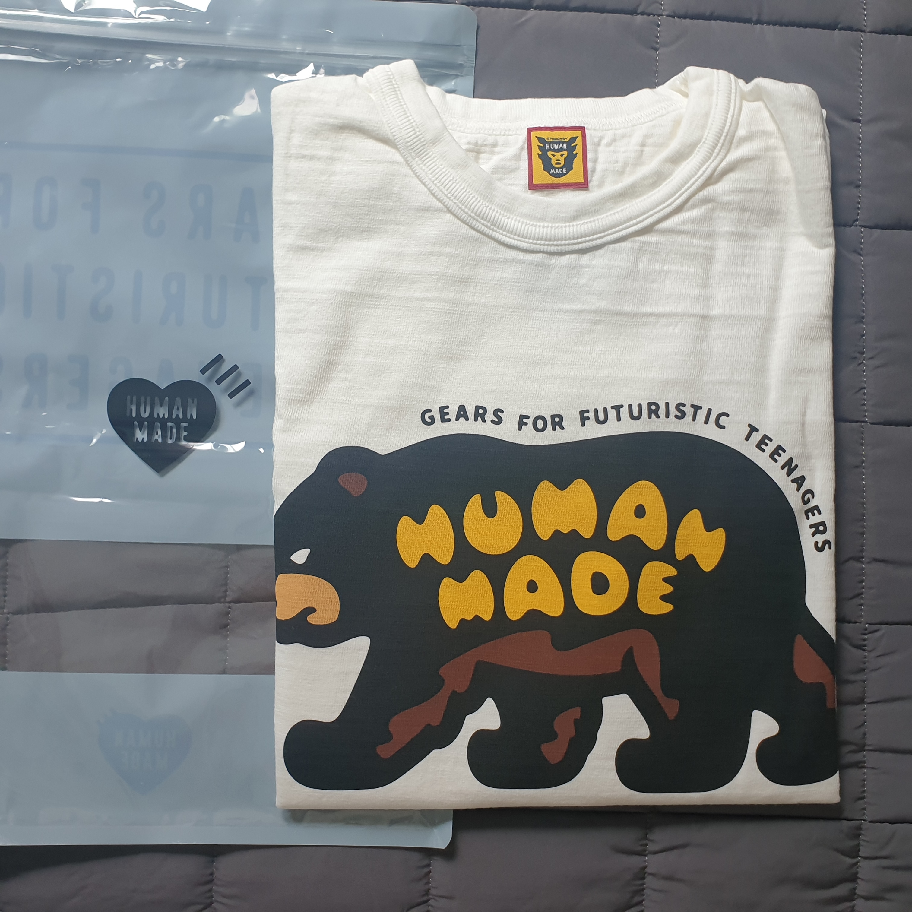 Human Made Graphic T-Shirt #10 White 착용 스타일