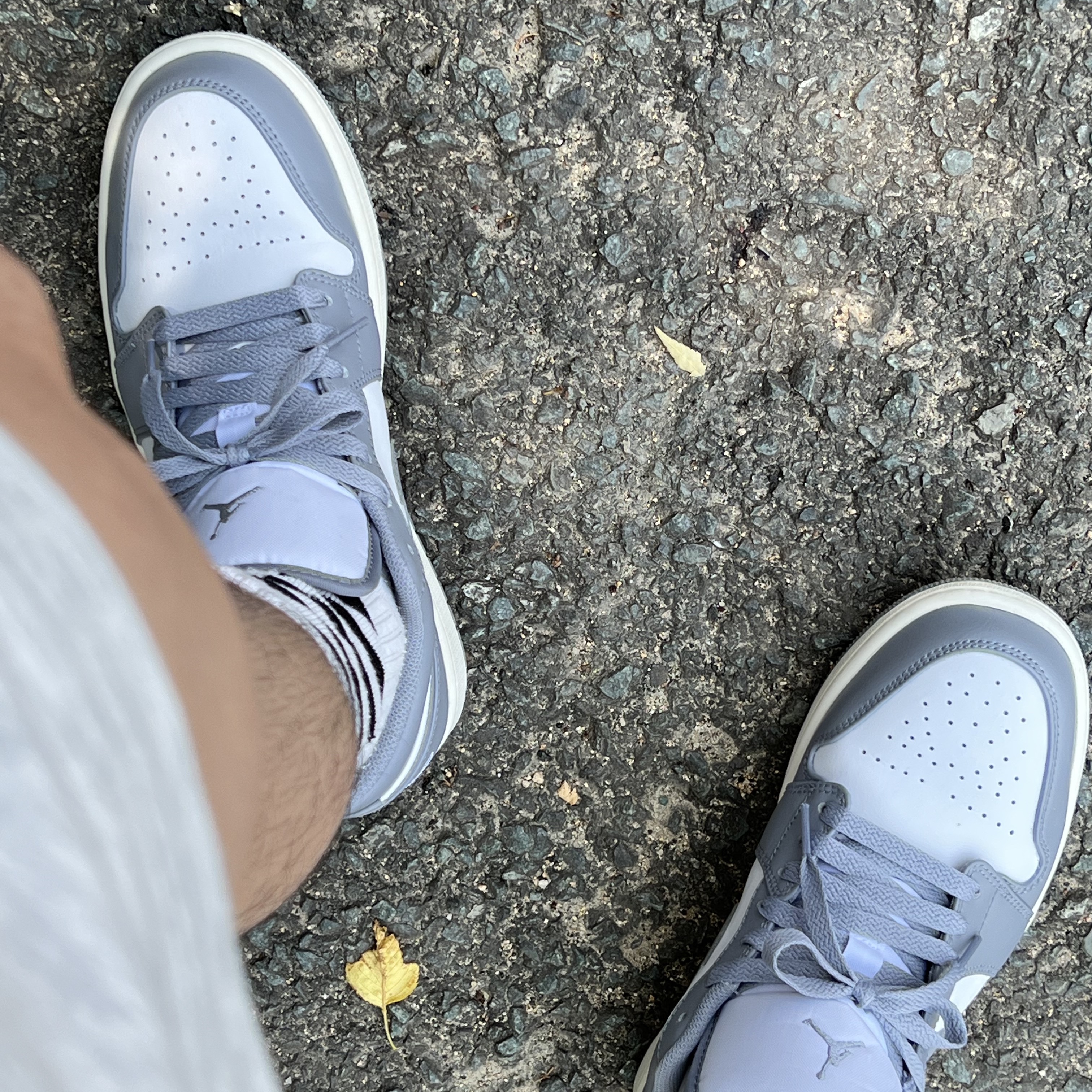 Jordan 1 Low Stealth and White 착용 스타일 - 2