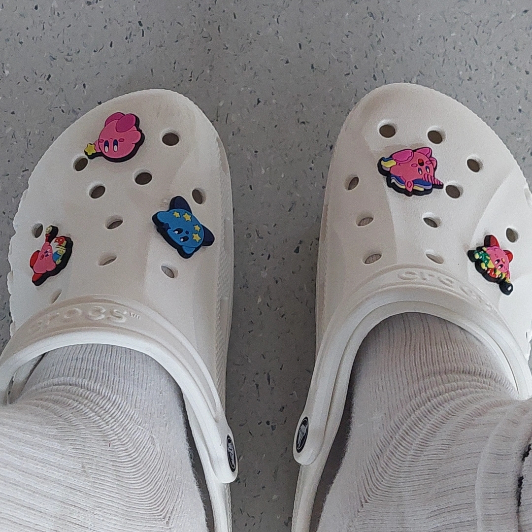 Crocs Baya Clog White 착용 스타일