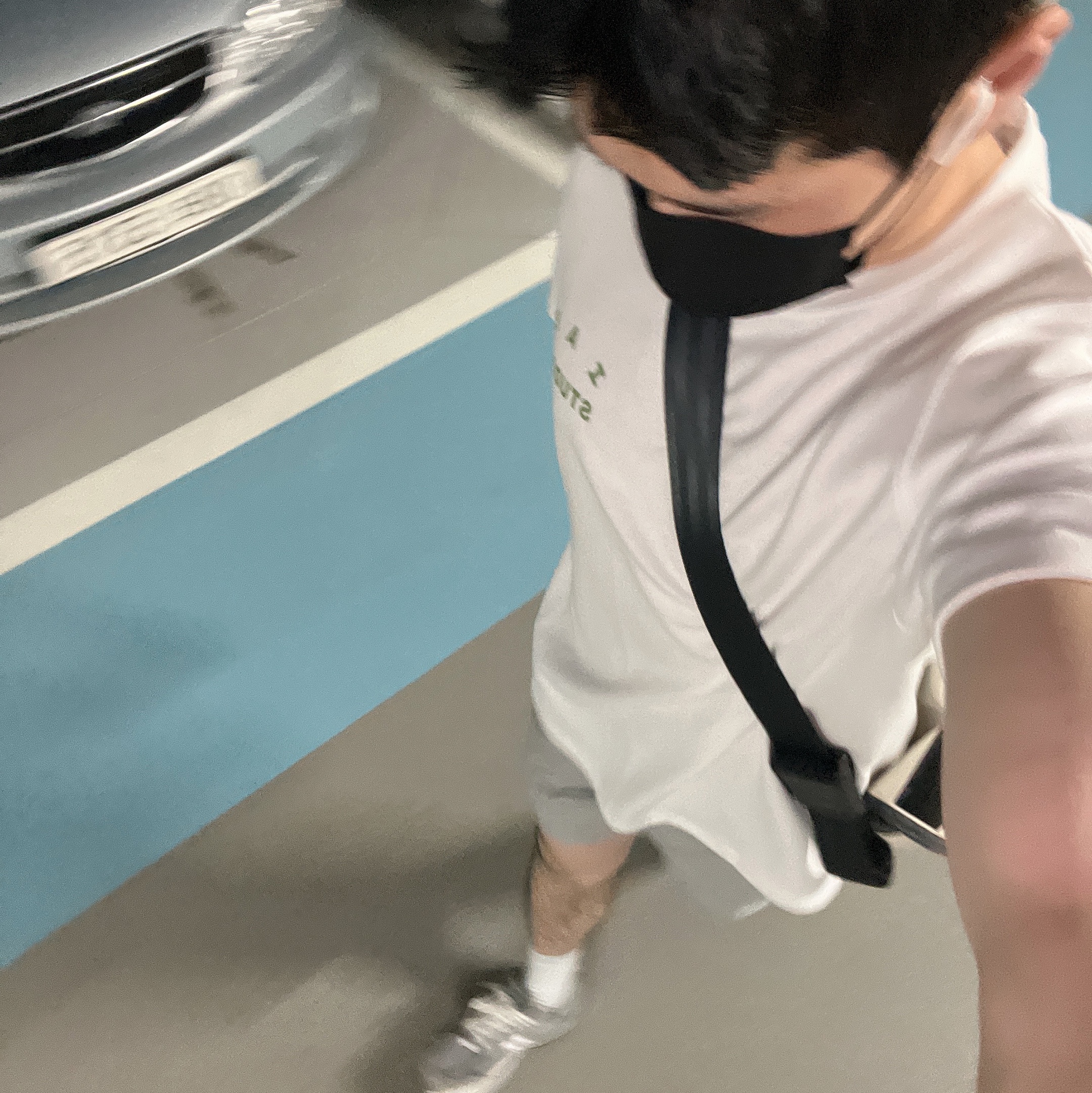 IAB Studio T-Shirt White Light Green, New Balance 993 Made in USA Grey - D Standard 착용 스타일