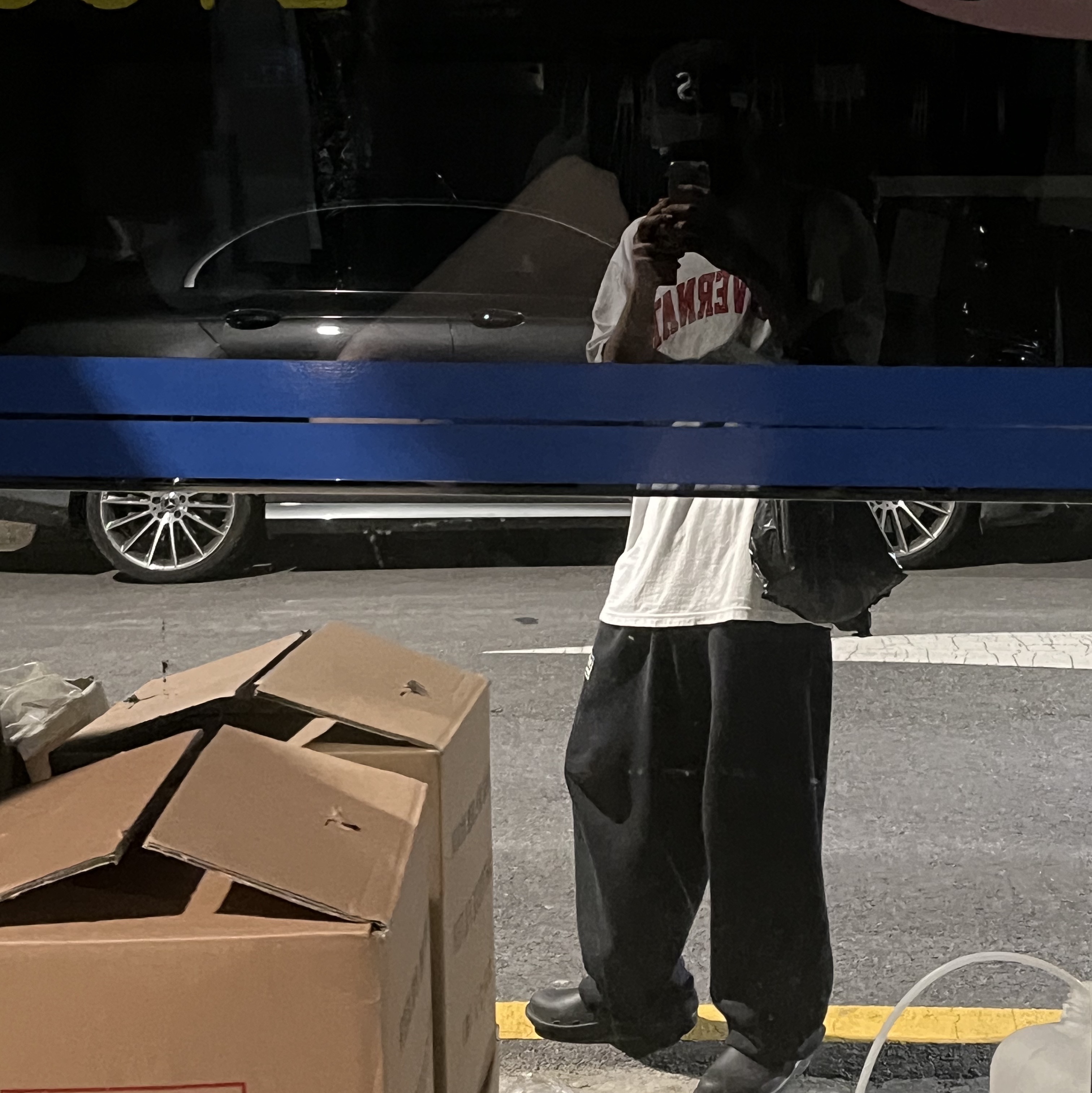 Nike x Stussy NRG Washed Fleece Pants Black (DO5296-010) 착용 스타일