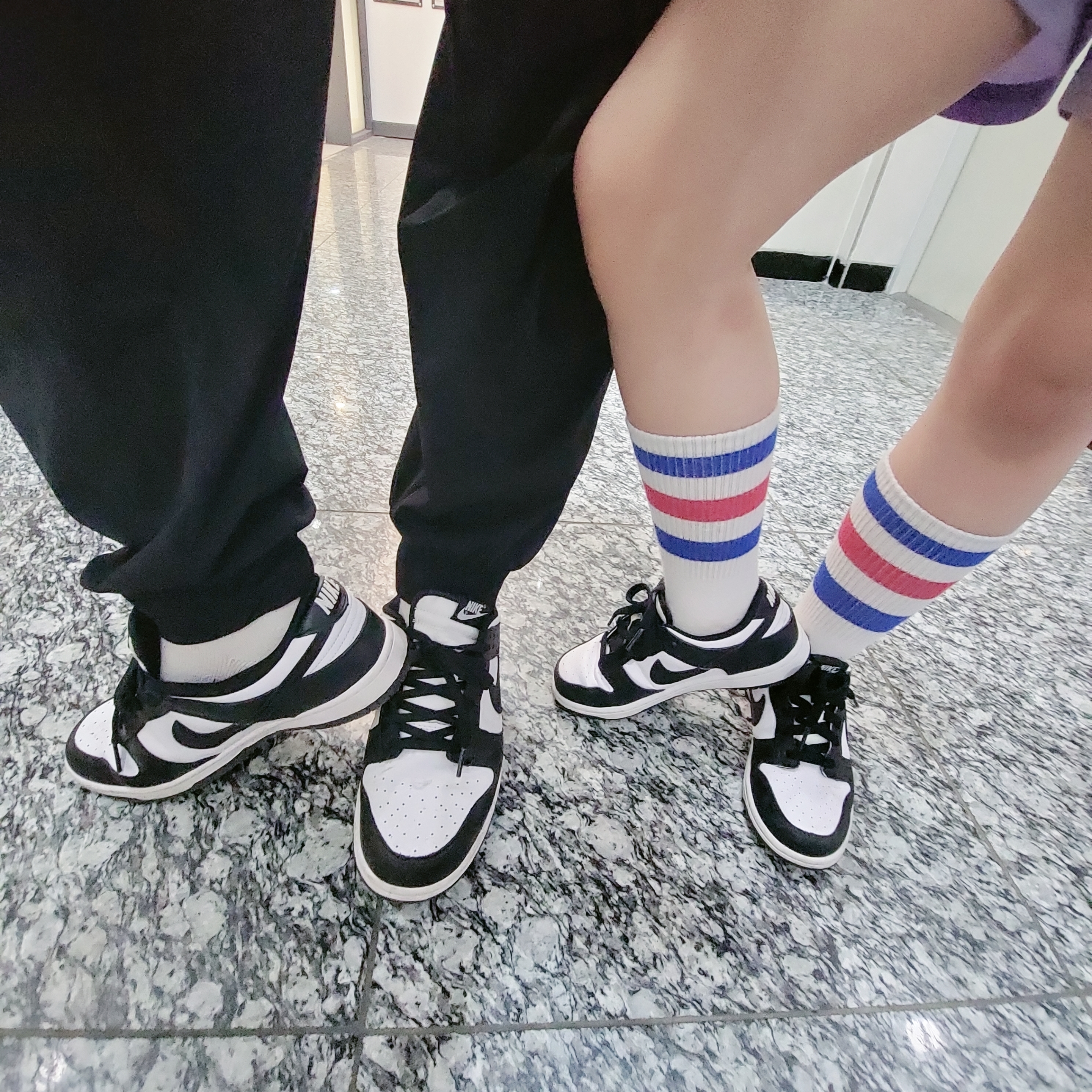 Nike Dunk Low Retro Black, (PS) Nike Dunk Low Black 착용 스타일 - 1