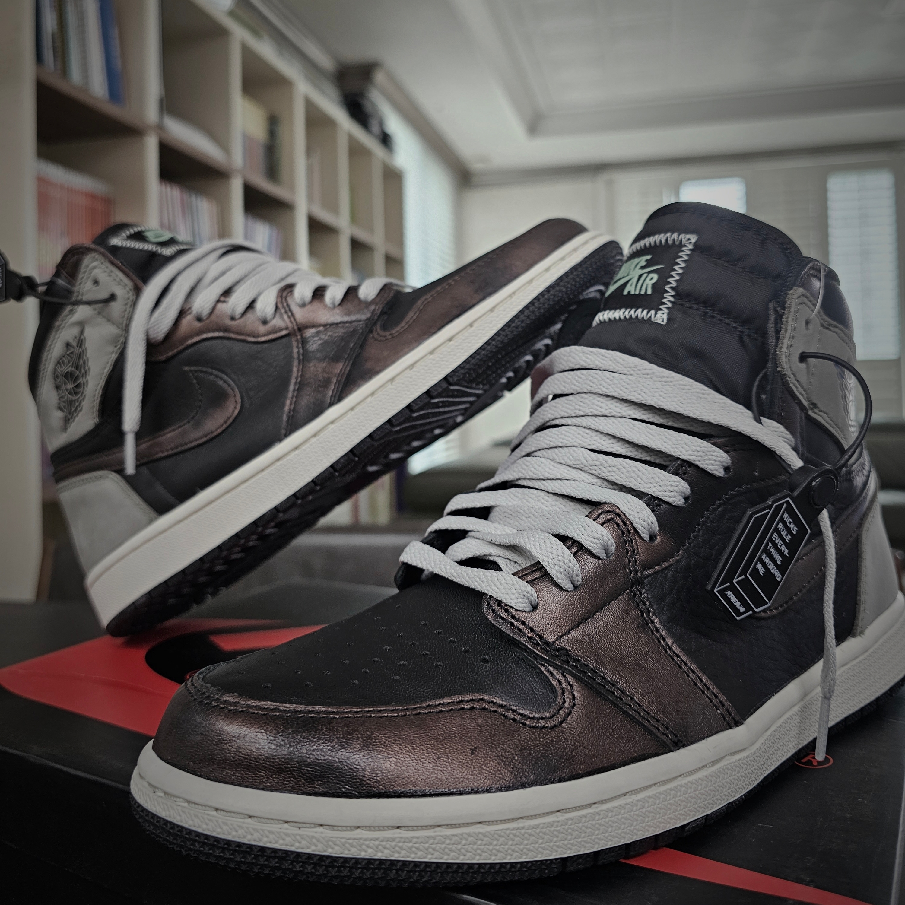 Jordan 1 Retro High OG Rust Shadow 착용 스타일 - 1