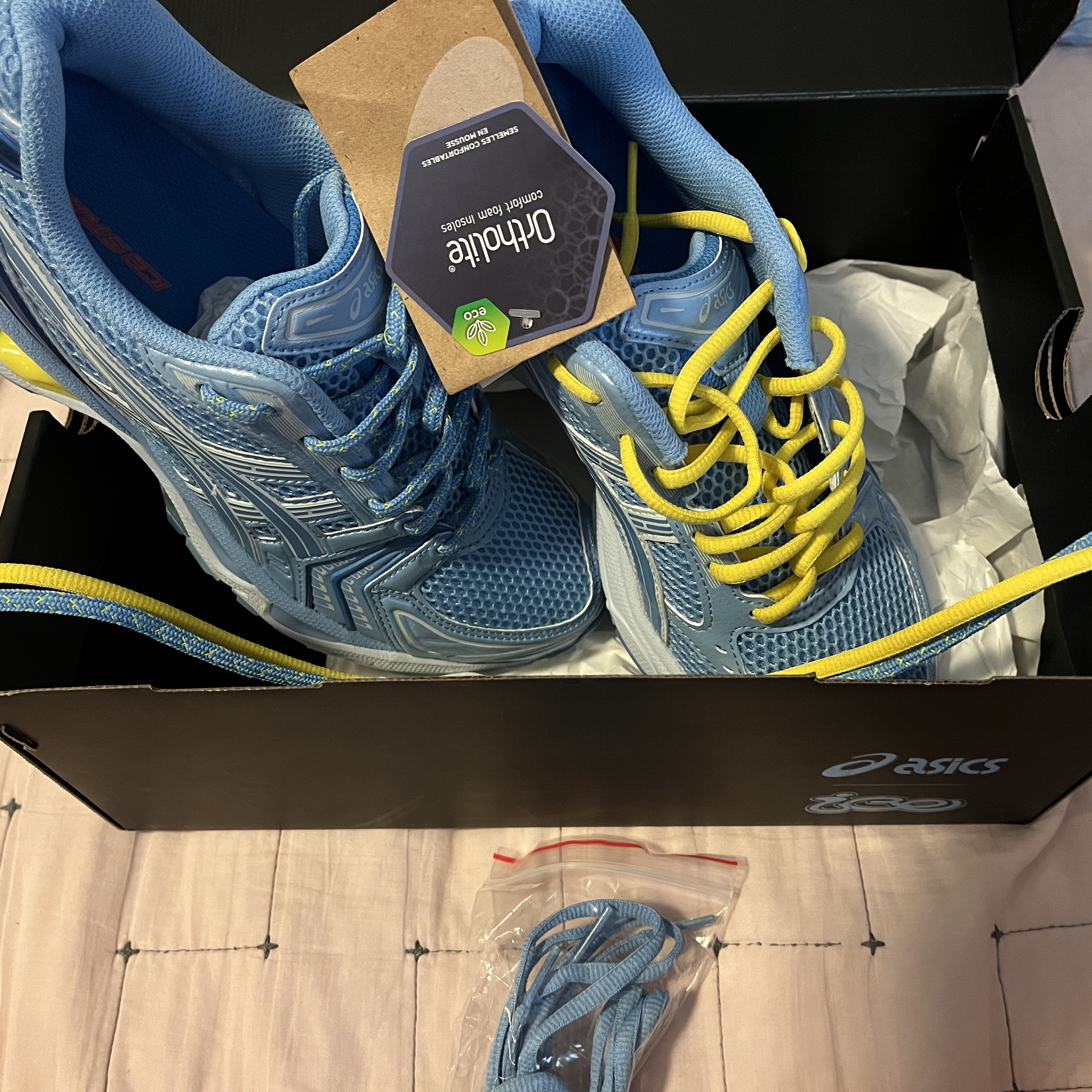 Asics x Ice Studios Gel-Kayano 14 Blue Bell 착용 스타일 - 3