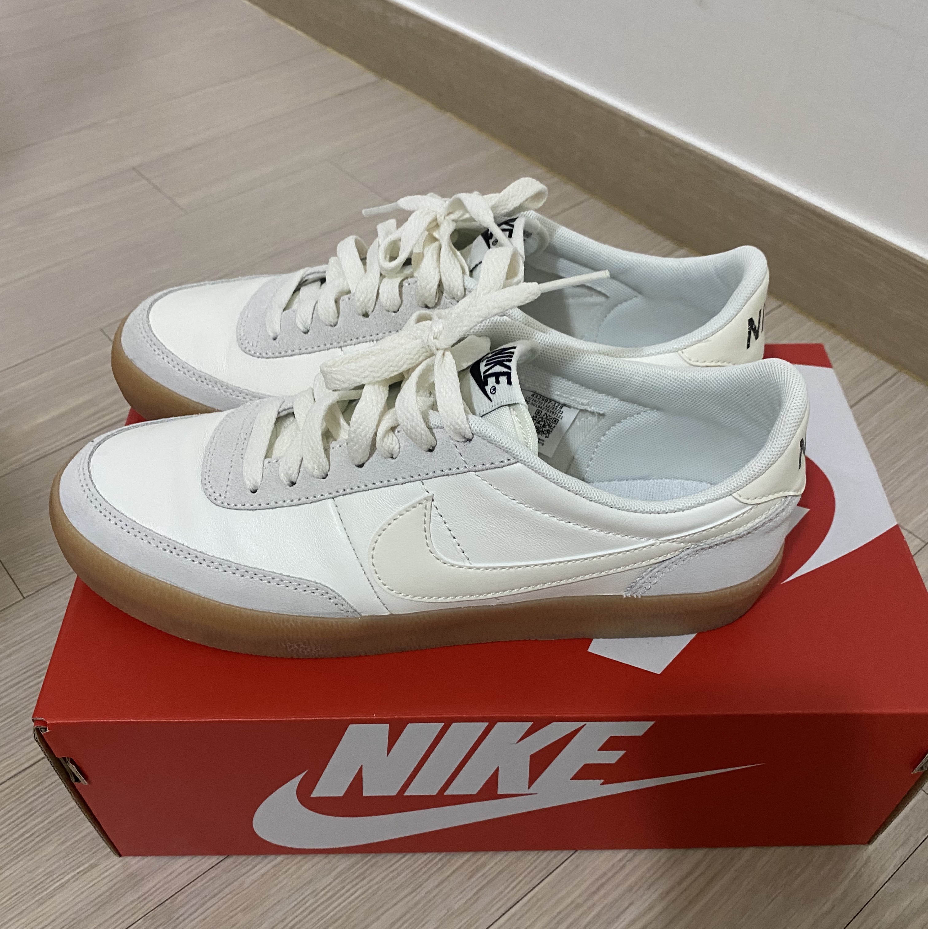 Nike Killshot 2 Leather Sail Gum 착용 스타일 - 1
