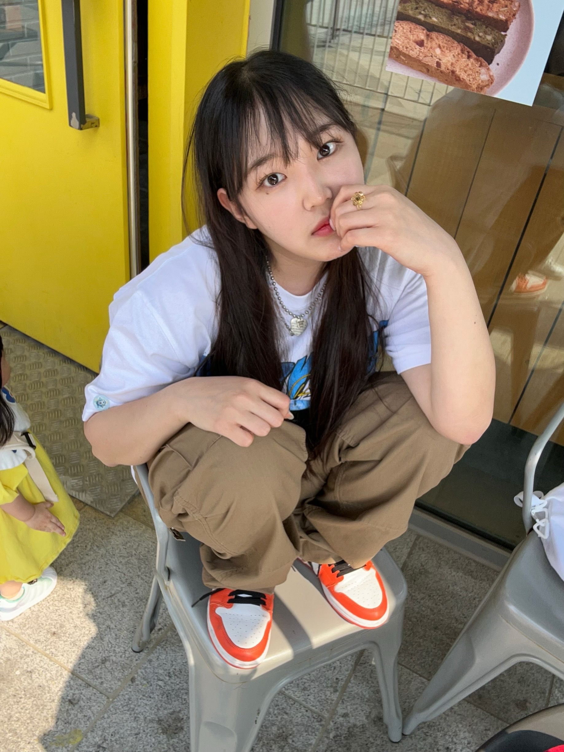 (W) Jordan 1 Low OG Starfish 착용 스타일 - 2
