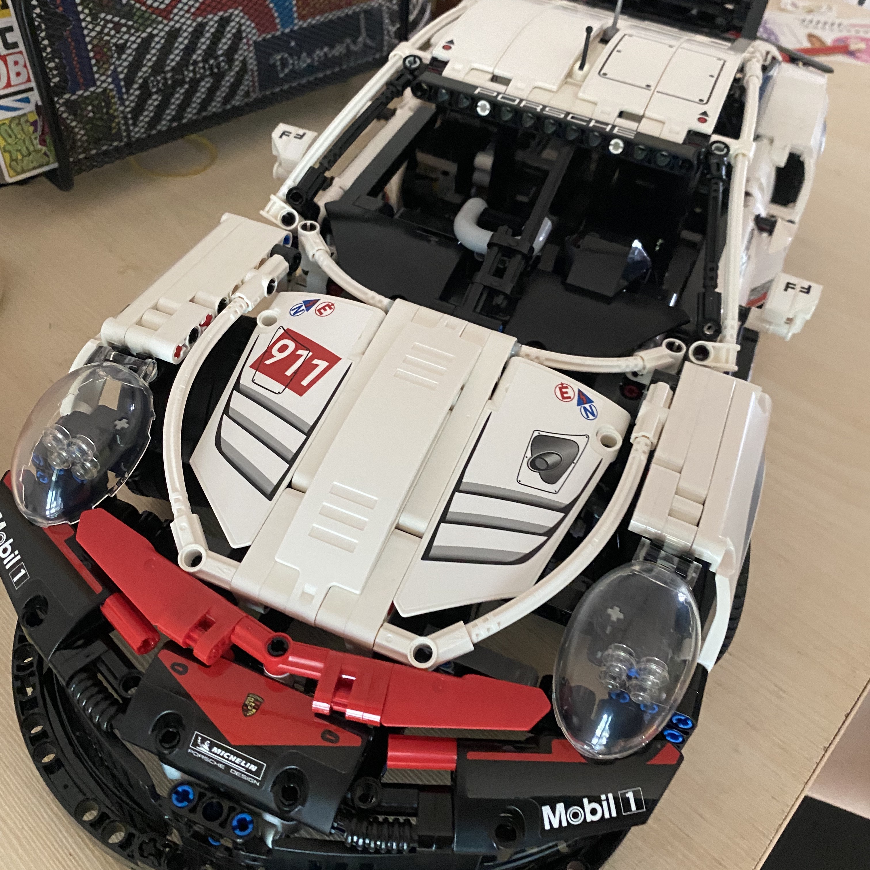 Lego Porsche 911 RSR 착용 스타일 - 2