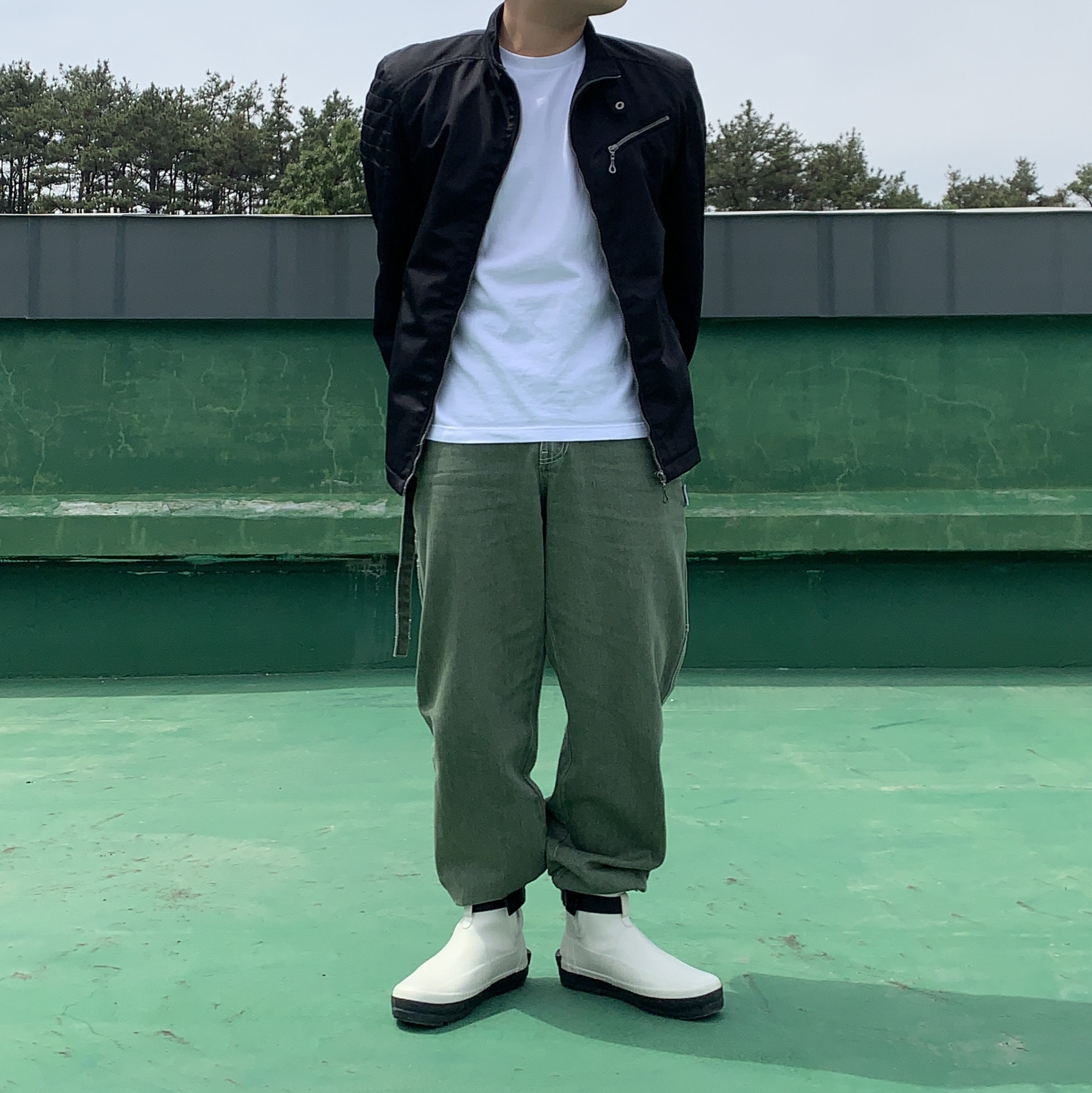 Moonstar 810s ET027 Marke Modi White 착용 스타일