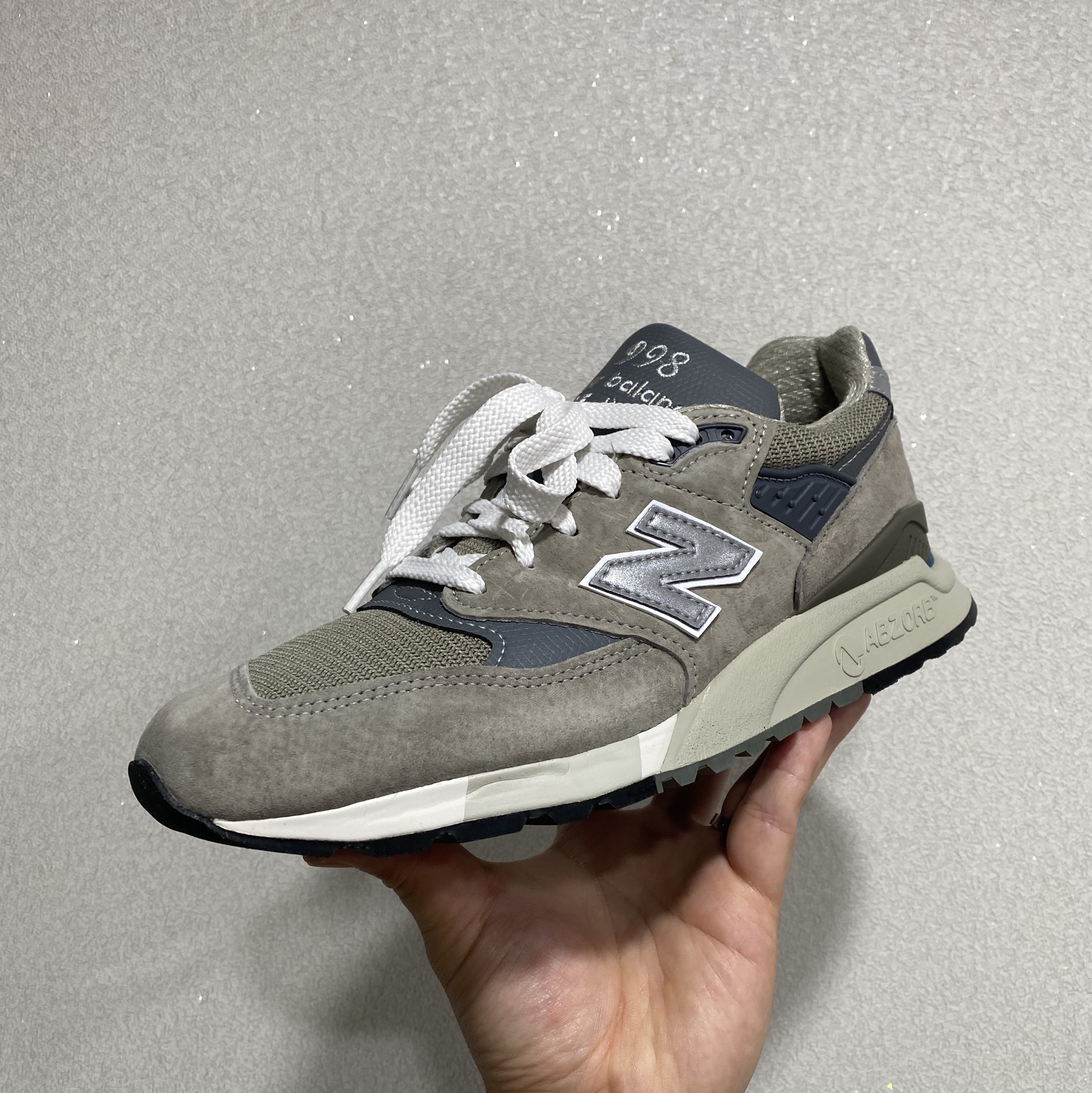 New Balance 998 Core Made in USA Grey Silver 착용 스타일