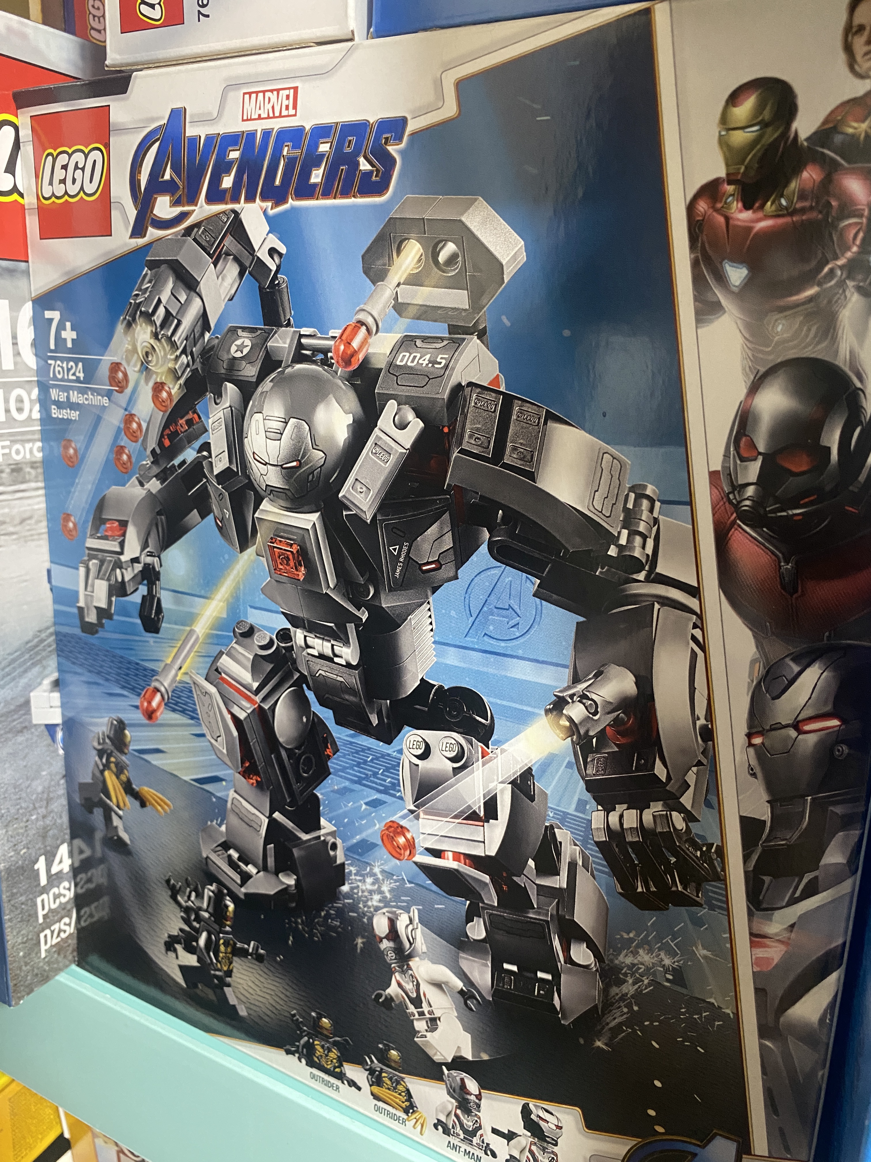 Lego Marvel War Machine Buster 착용 스타일