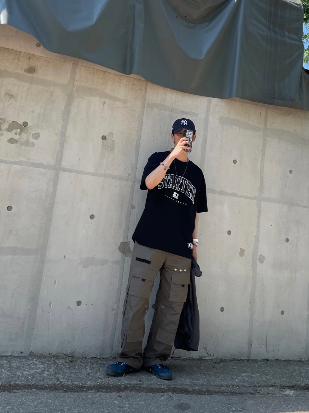 New Era x MoMA New York Yankees Cap Navy, Converse x Thisisneverthat One Star Ox Poseidon 착용 스타일 - 3