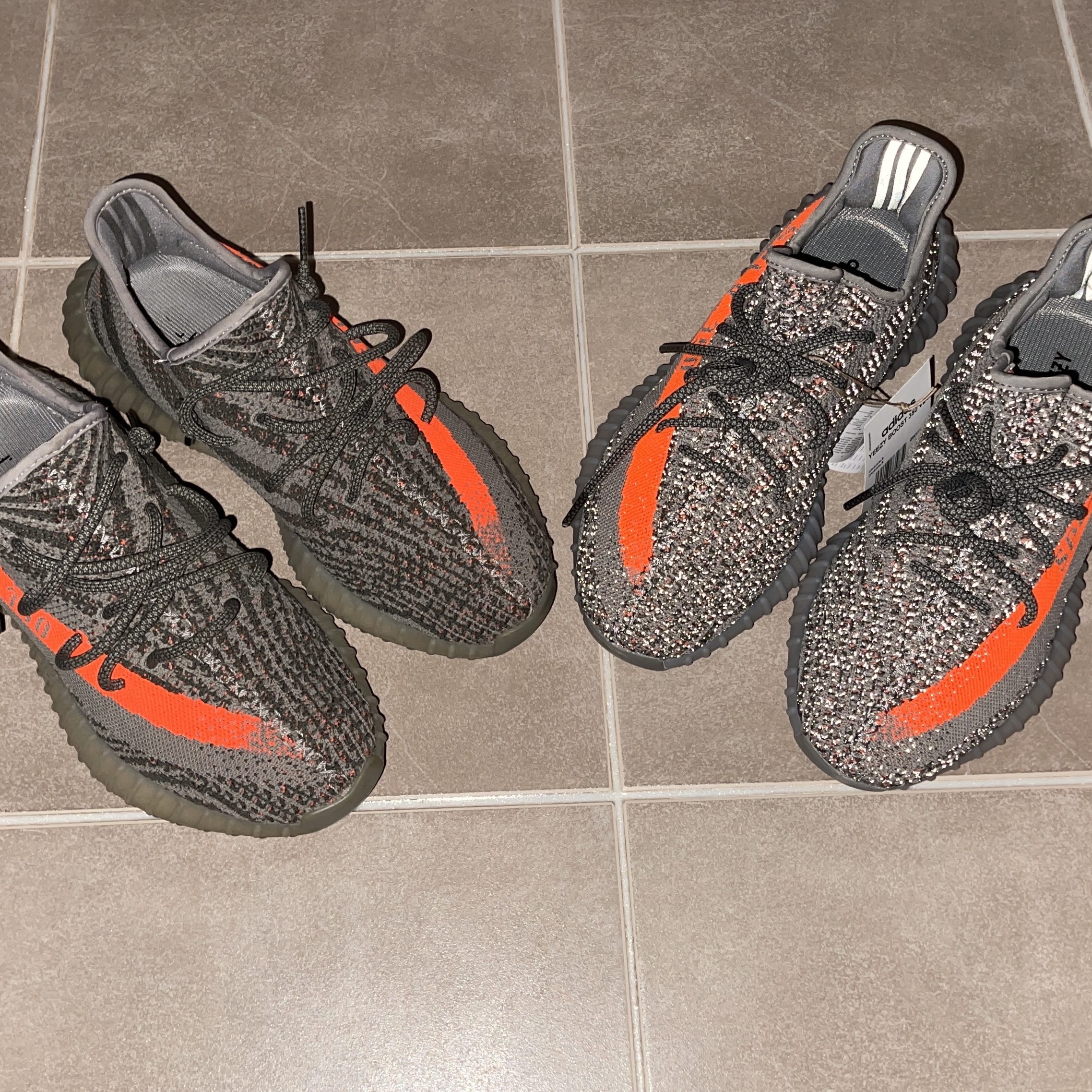 Adidas Yeezy Boost 350 V2 Beluga, Adidas Yeezy Boost 350 V2 Beluga - Reflective 착용 스타일