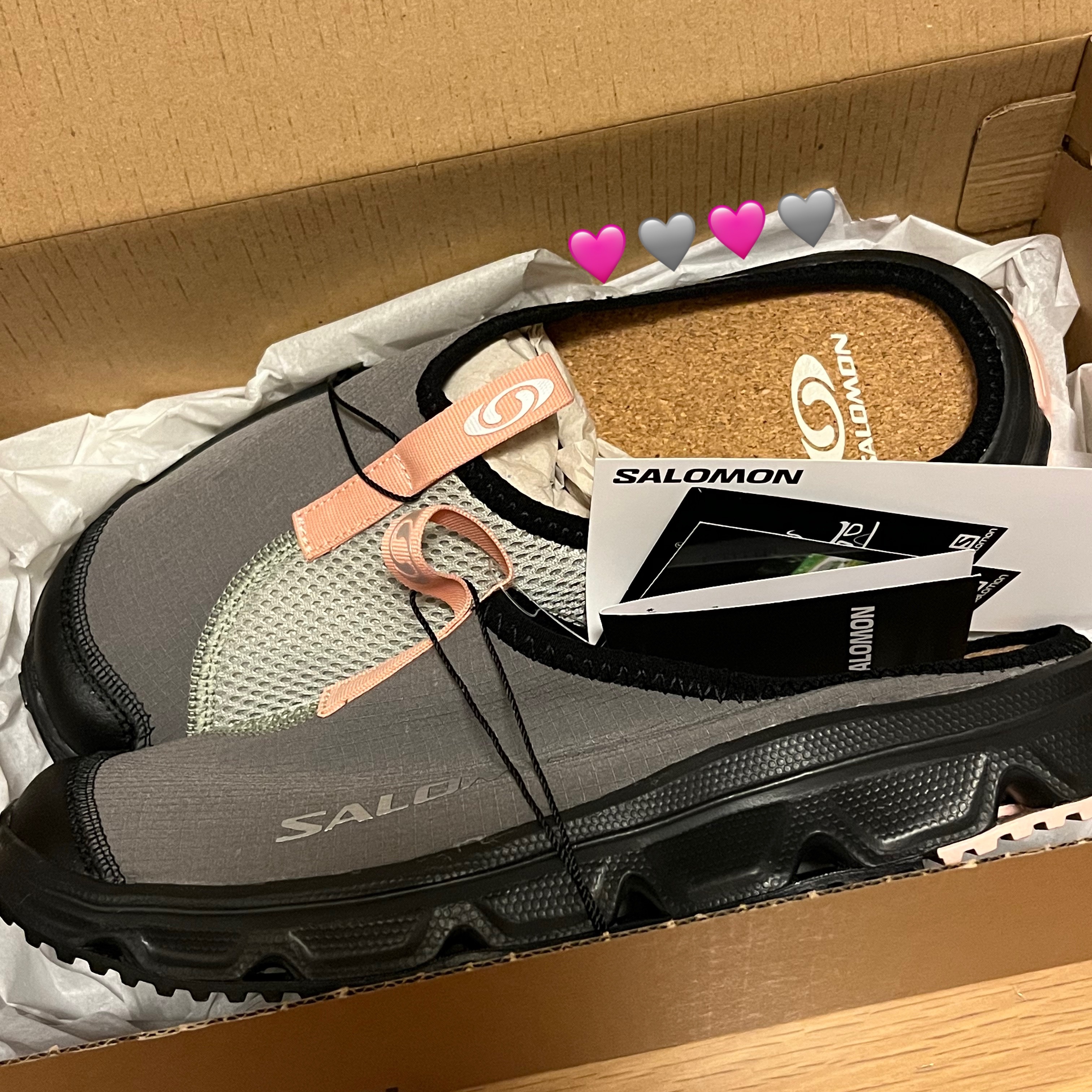 Salomon RX Slide 3.0 Pewter 착용 스타일 - 2