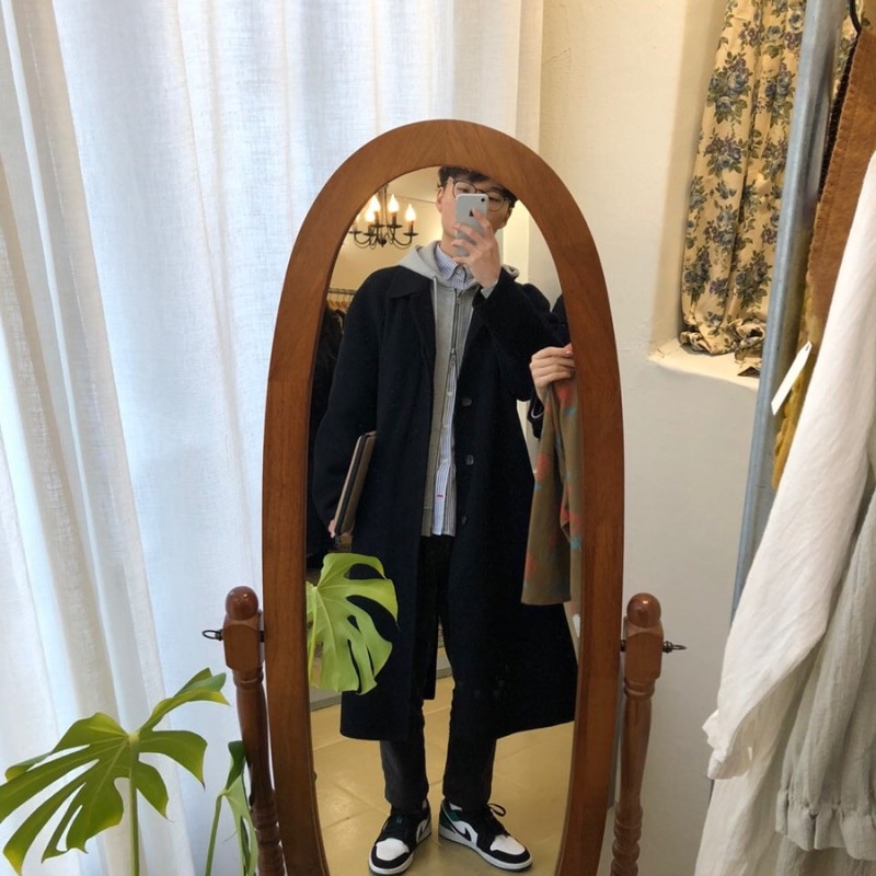 Jordan 1 Low White Black Mystic Green 착용 스타일 - 2