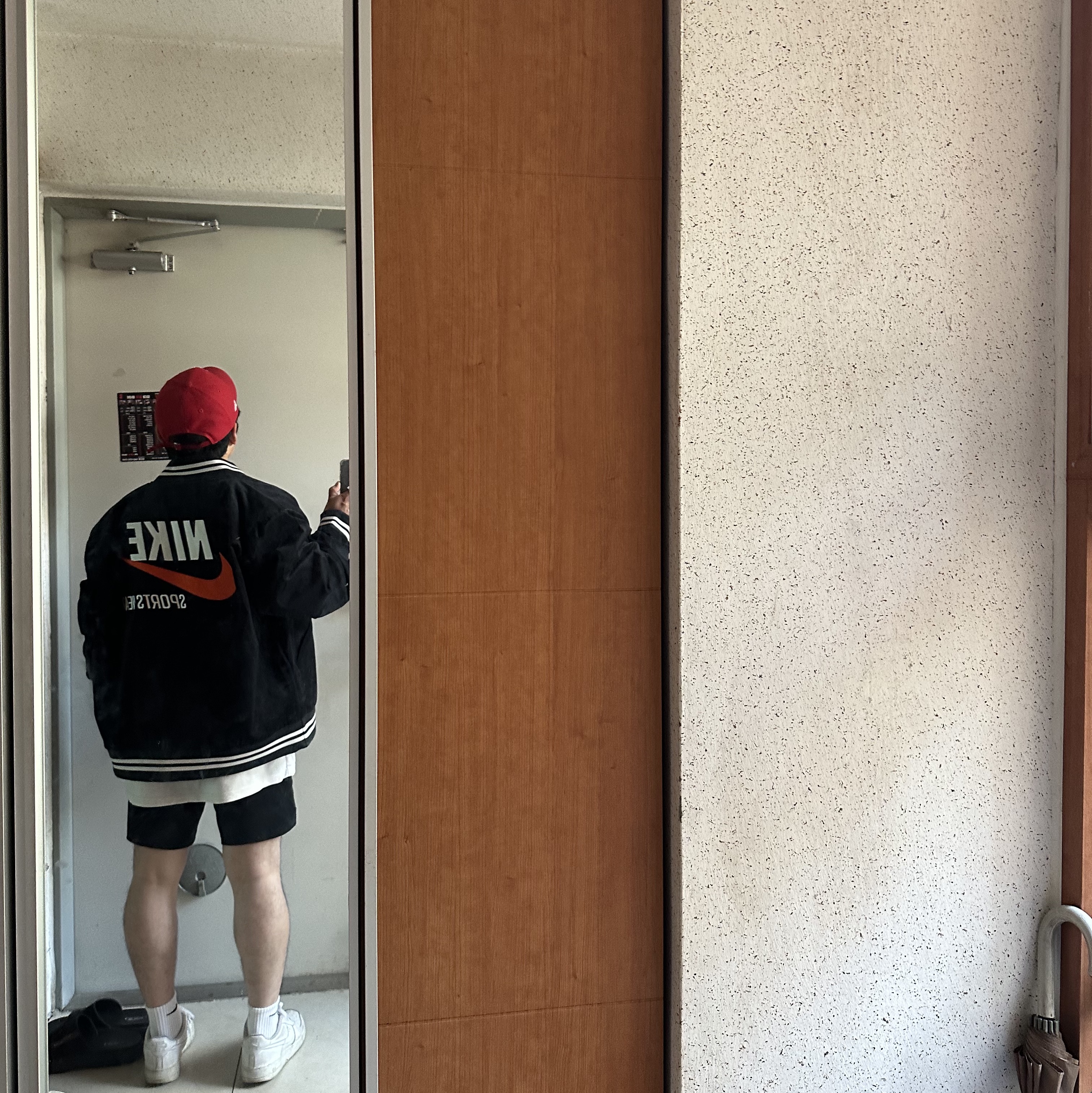 Nike NSW Trend Bomber Jacket Black - US/EU 착용 스타일