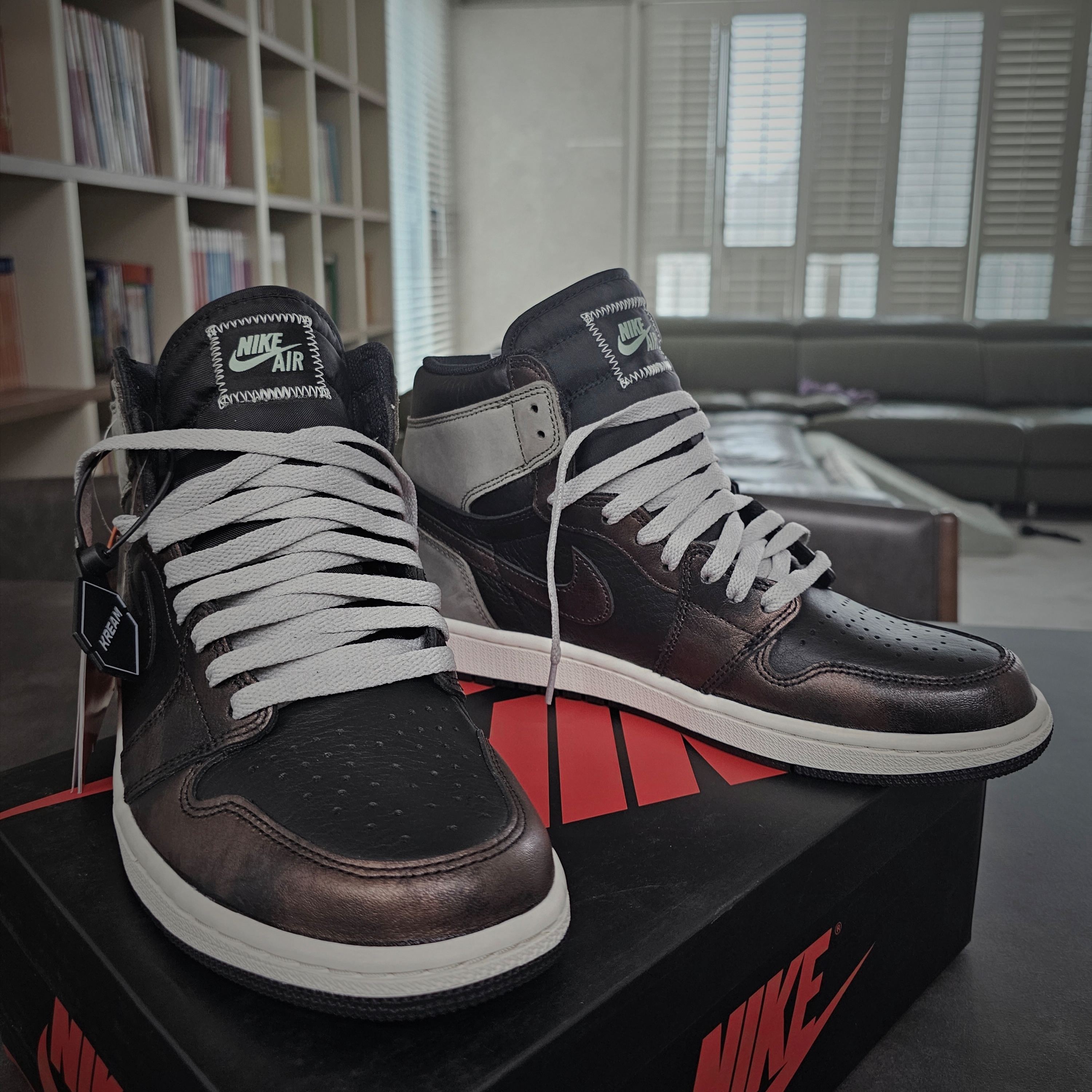 Jordan 1 Retro High OG Rust Shadow 착용 스타일 - 2