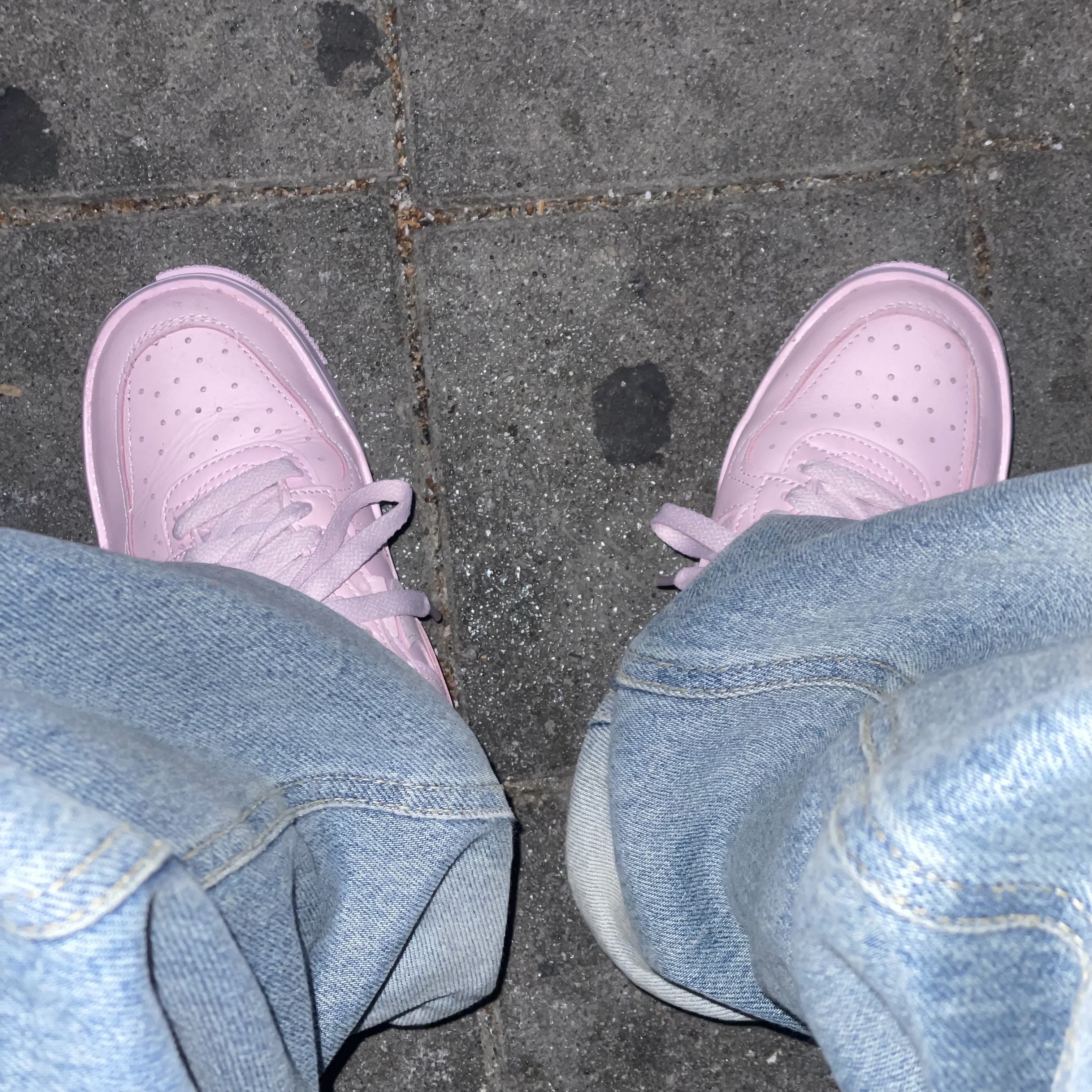 (W) Nike Air Force 1 Fontanka Pink Foam 착용 스타일
