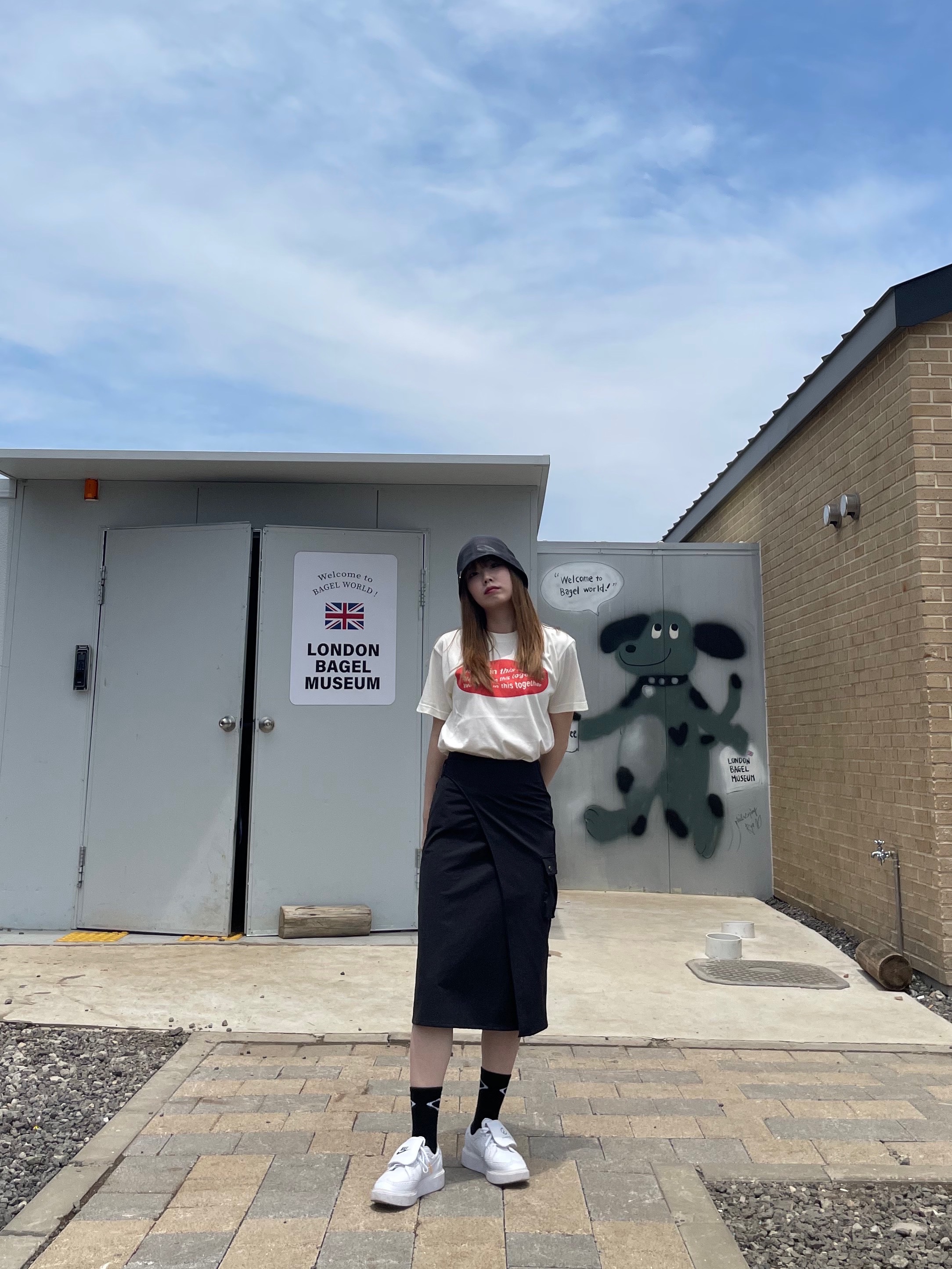 나이키 x 피스마이너스원 퀀도1 화이트 착용 스타일 - 3