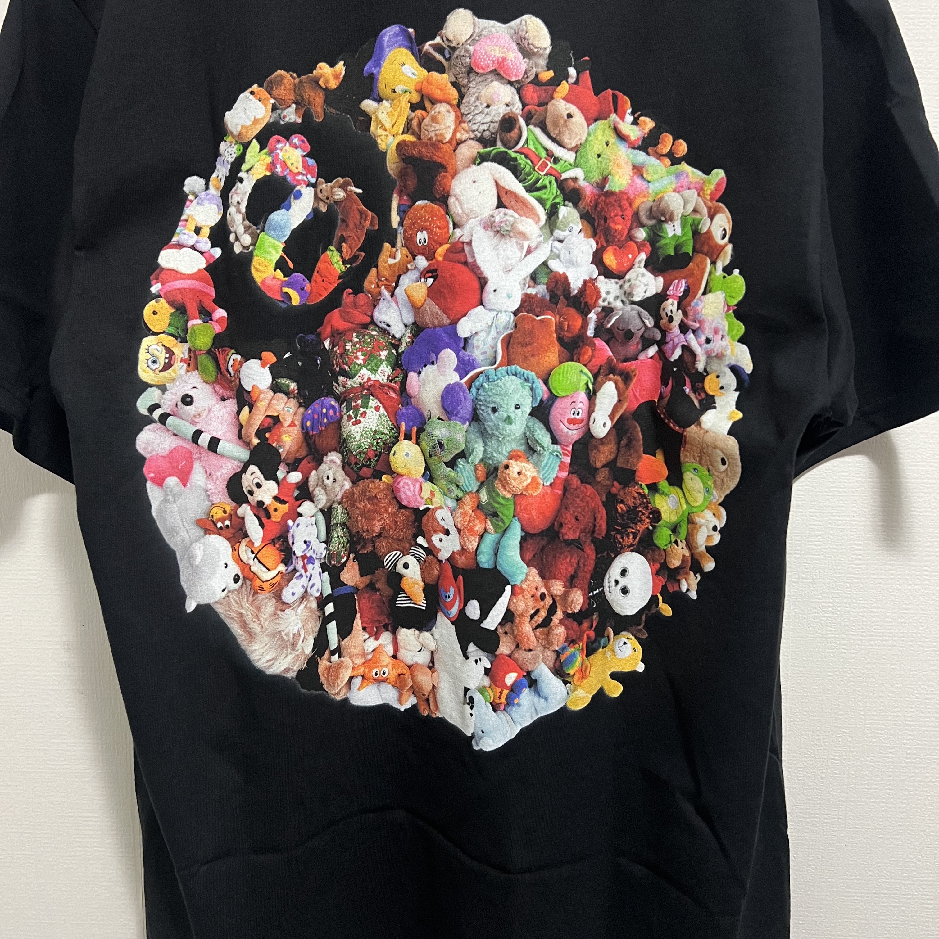 Stussy Plush T-Shirt Black 착용 스타일 - 1