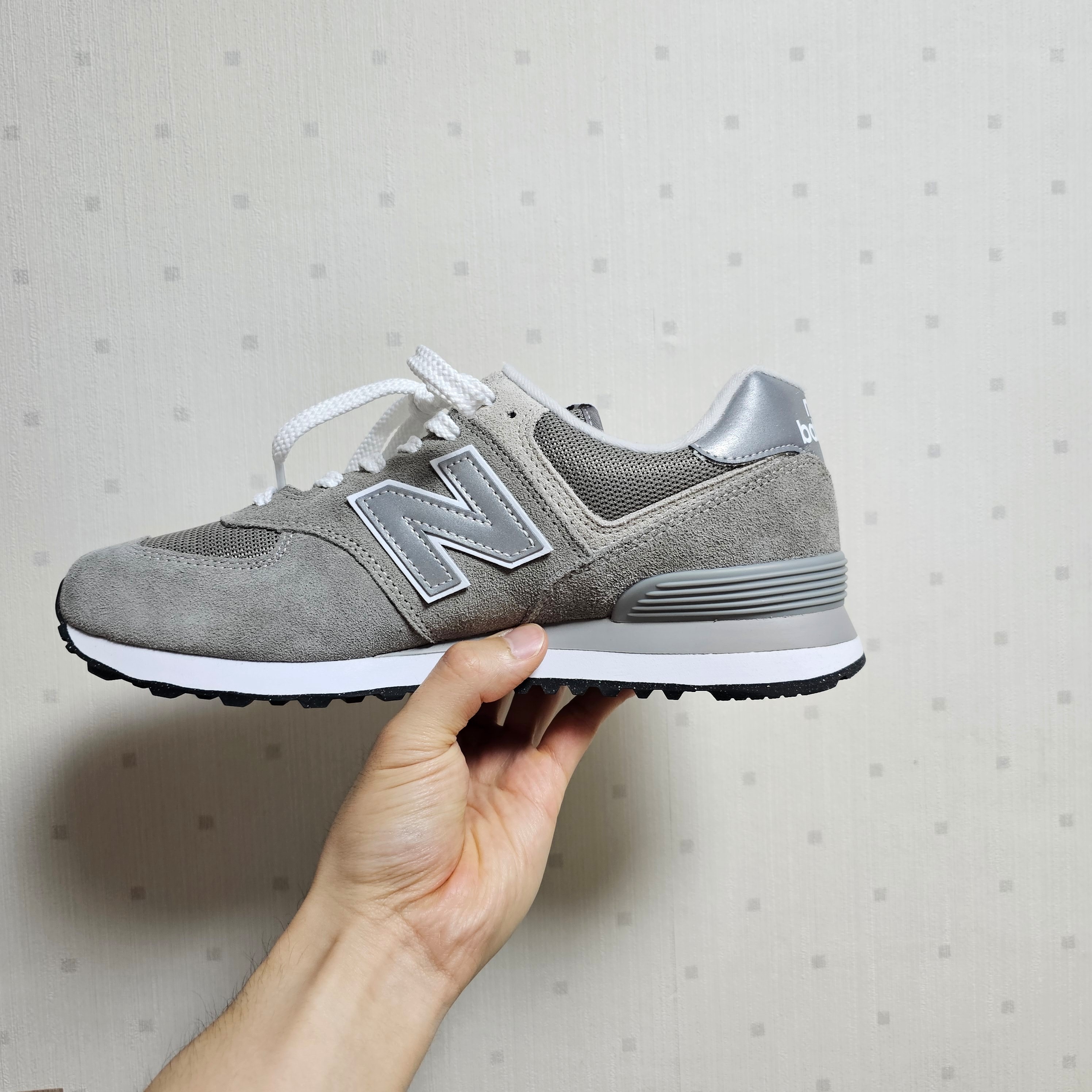 New Balance 574 Worn By Anyone Grey - D Standard 착용 스타일 - 4